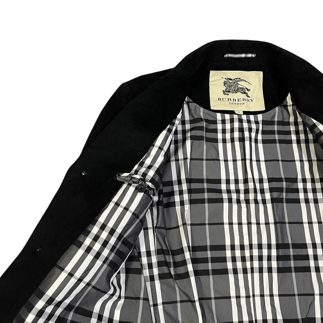 Burberry Burberry London Nova Check Cahsmere Wool Overcoat Size US M / EU 48-50 / 2 - 9 Thumbnail