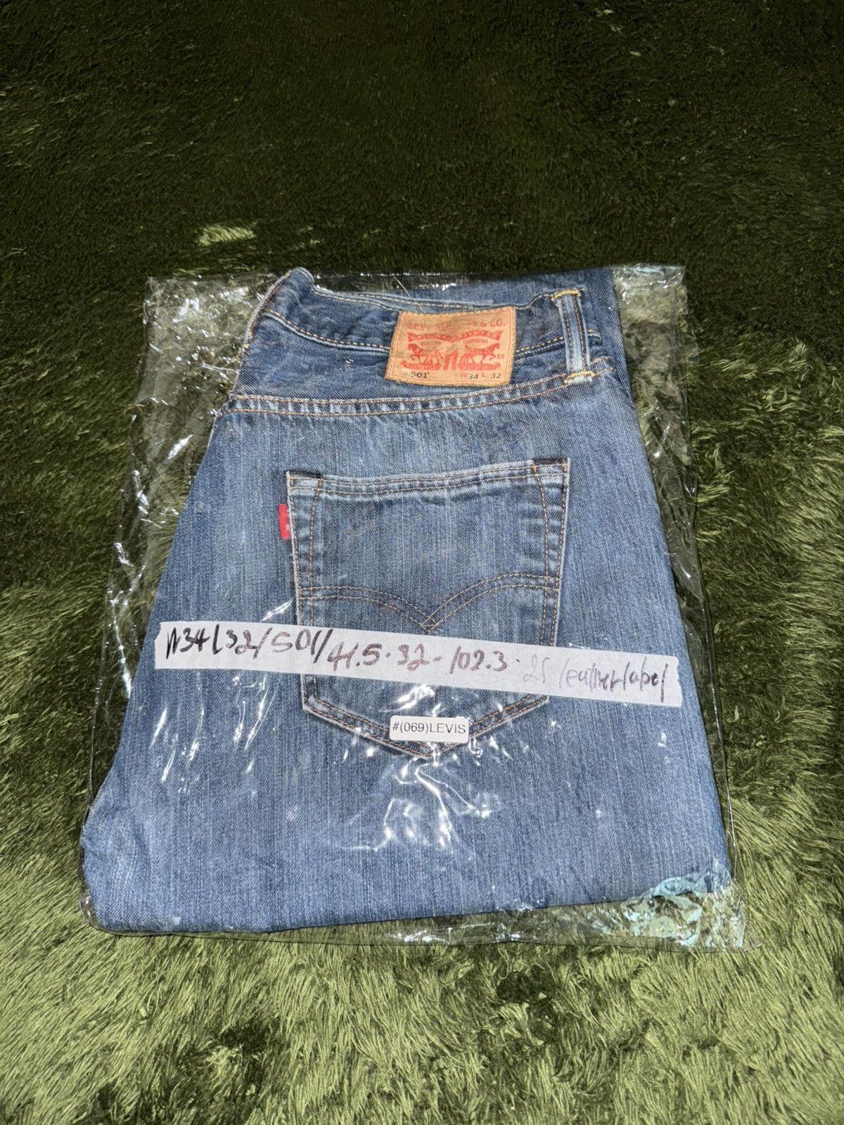 Levi's [W34/L32] Levi’s 501 Original Blank Tab Denim Pants Indigo Size US 34 / EU 50 - 13 Thumbnail