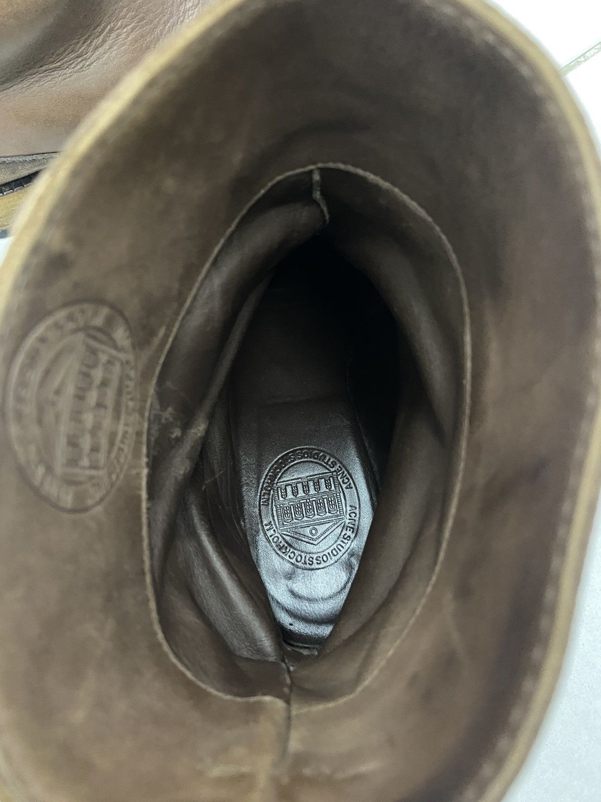 Acne Studios Acne Studios Stockholm brown leather/suede ankle boots Size US 7 / IT 37 - 11 Thumbnail