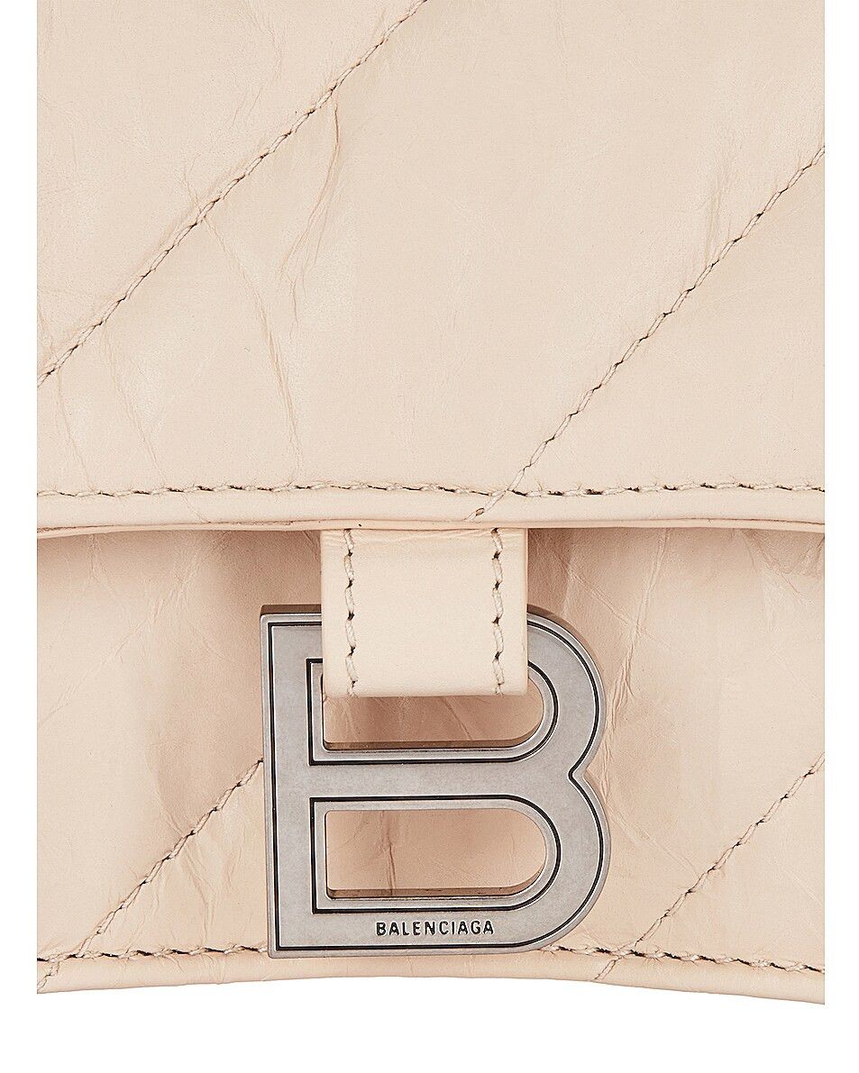 Balenciaga o1srvl11e1124 Size: OS / Crush Chain XS Bag in Sand Beige Size ONE SIZE - 7 Thumbnail