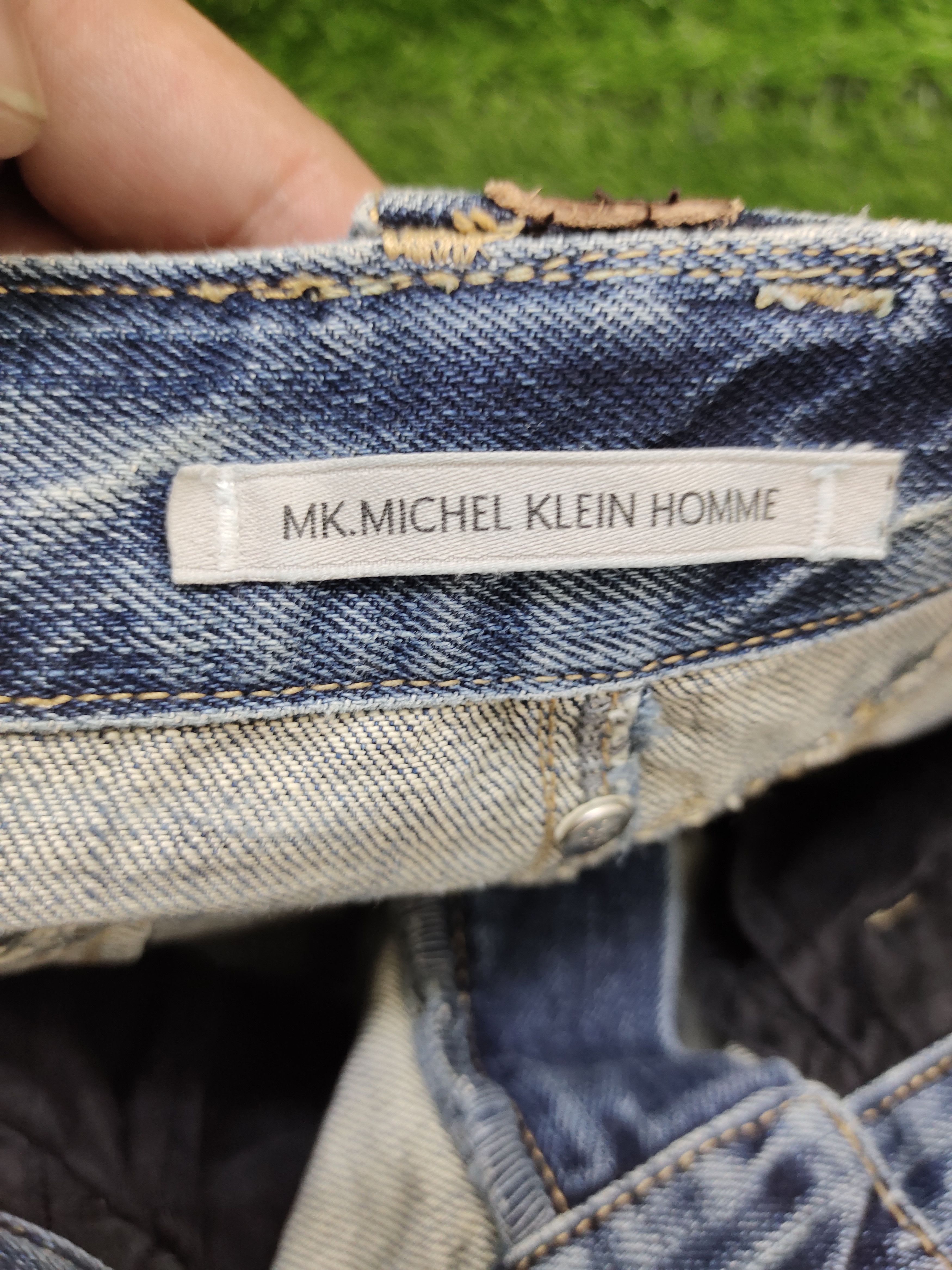 If Six Was Nine Flare Jeans Michel Klein Distress Faded Bootcut Y2k Street Size US 30 / EU 46 - 18 Thumbnail