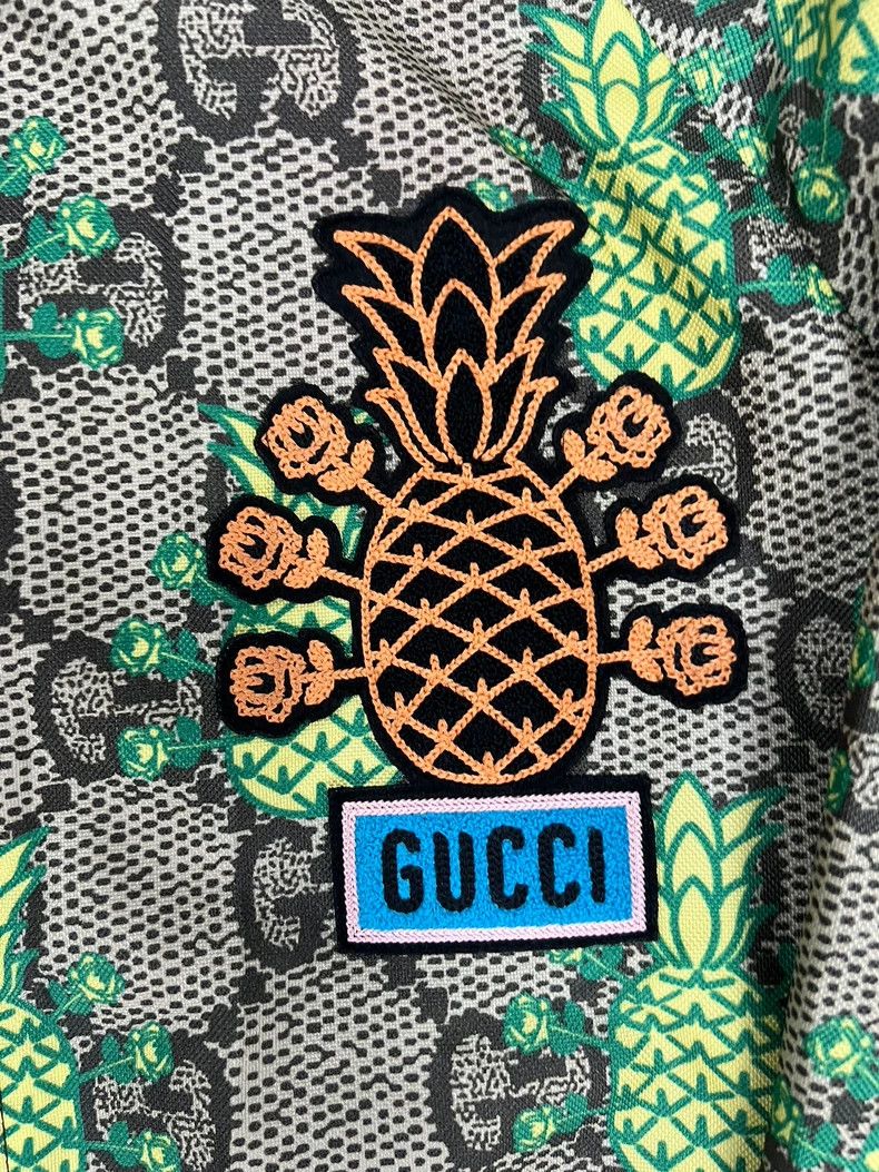 Gucci Gucci Pineapple embroidery full-print zipper jacket 2504-Ne Size US S / EU 44-46 / 1 - 5 Thumbnail