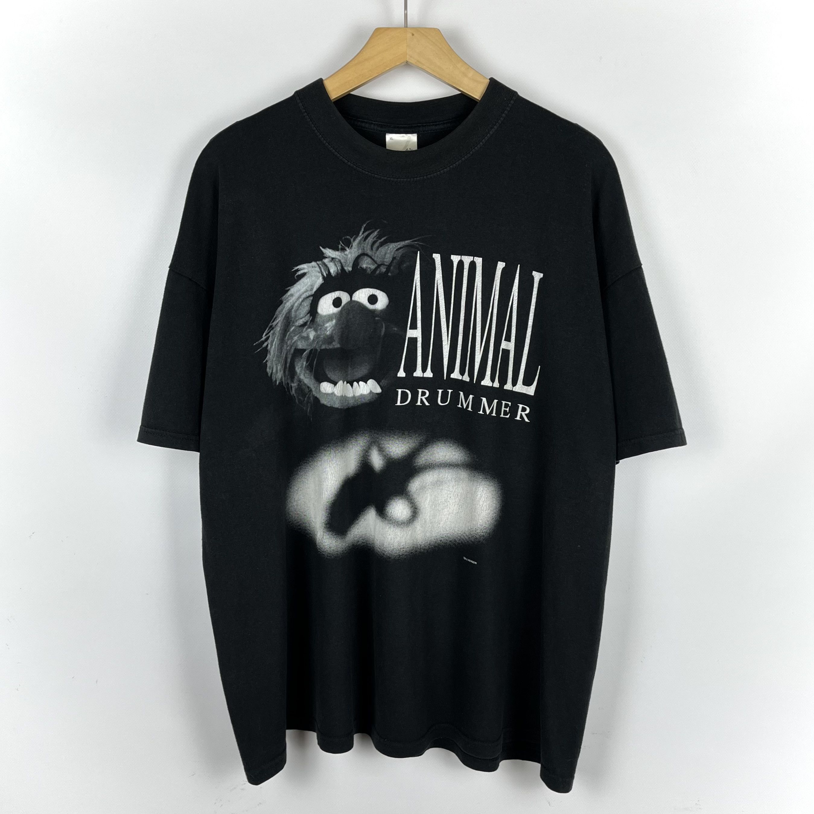 Cartoon Network Vintage The Muppet Show “Animal Drummer” Show T Shirt 90’s Size US XL / EU 56 / 4 - 1 Thumbnail
