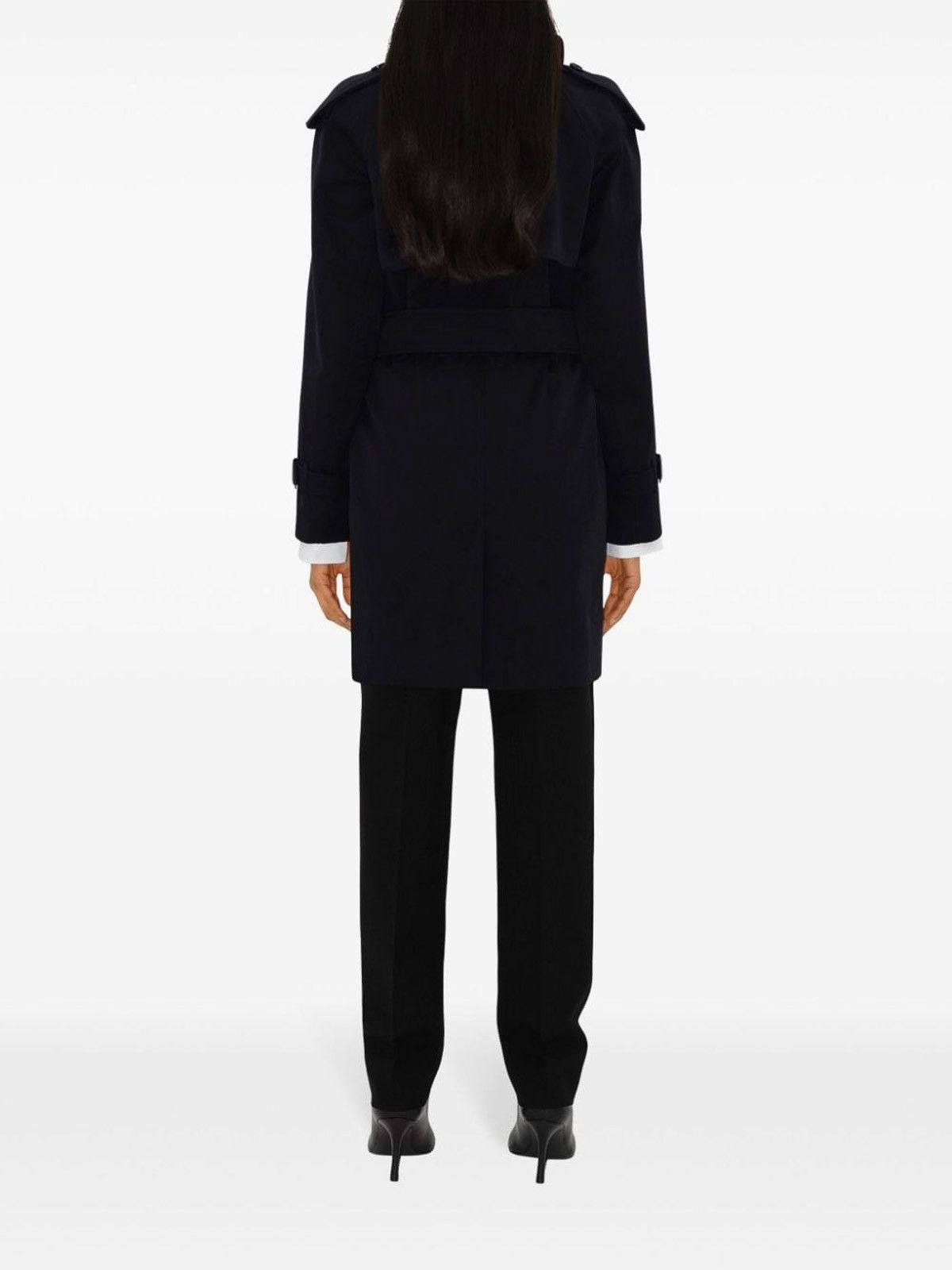Burberry o1w1db10426 Trench Coat in Black Size L / US 10 / IT 46 - 6 Thumbnail