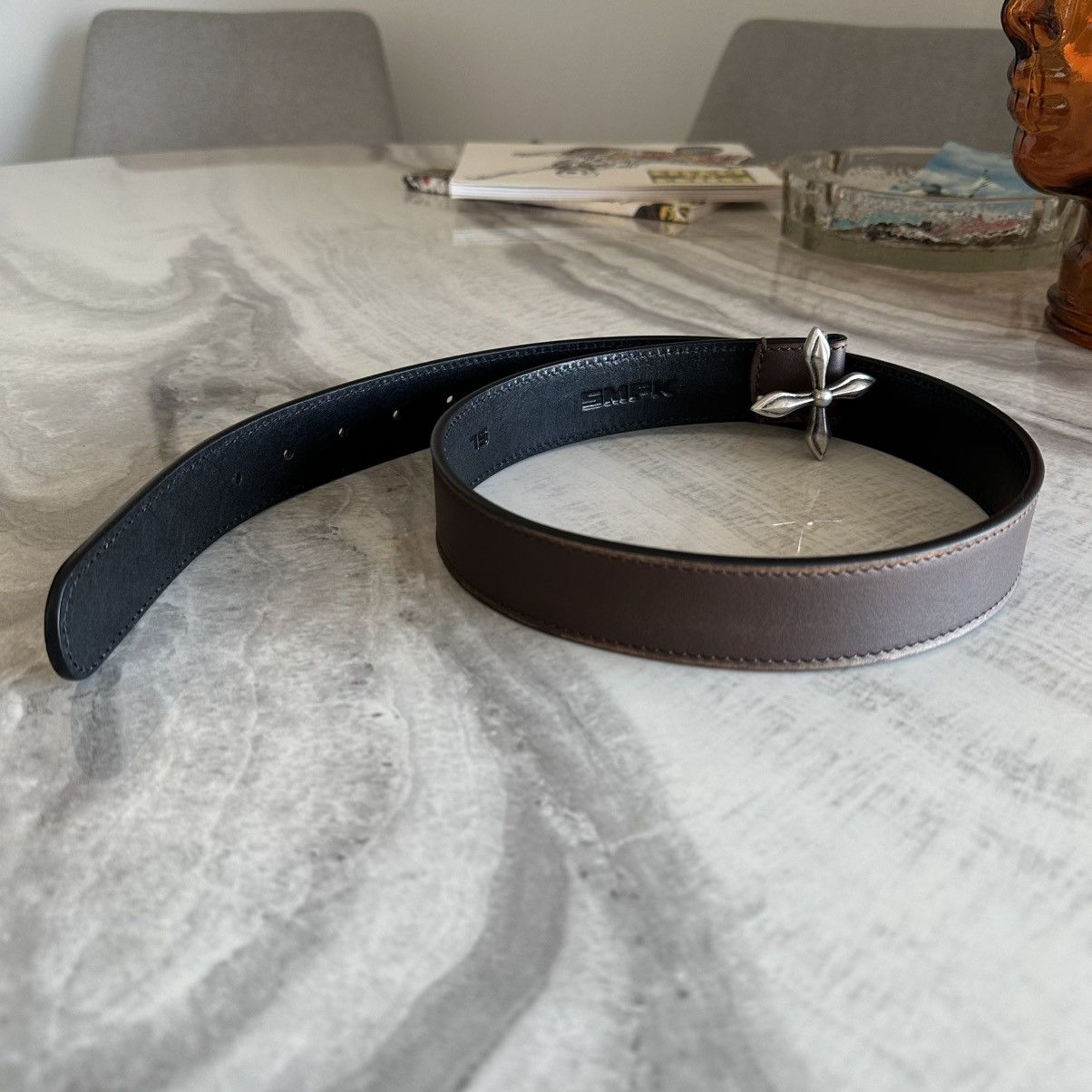 SMFK SMFK Compass Totem Handcrafted Patina Leather Belt Size ONE SIZE - 5 Thumbnail