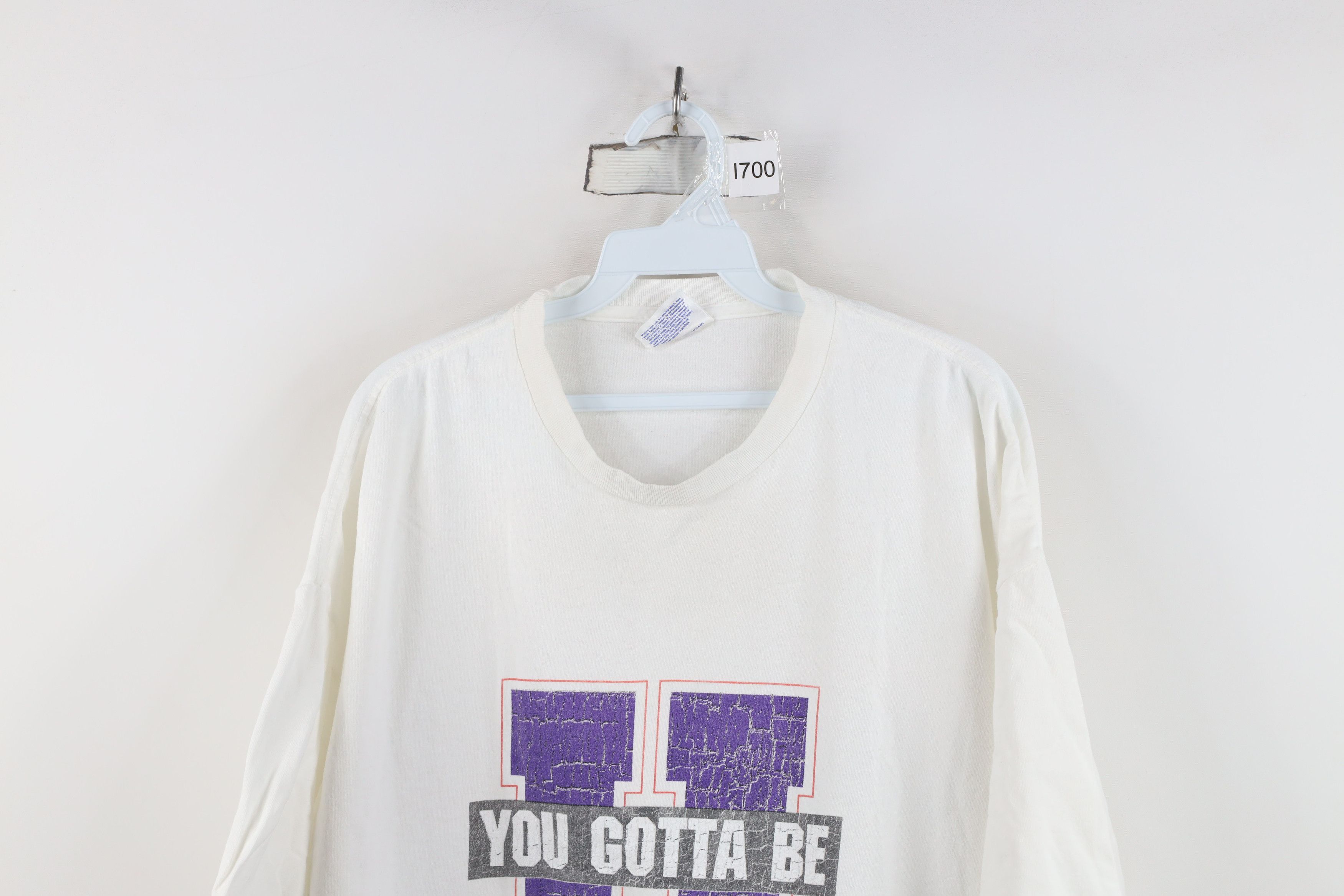 Vintage Vintage 90s Streetwear You Gotta Be U T-Shirt White Size US XXL / EU 58 / 5 - 2 Thumbnail