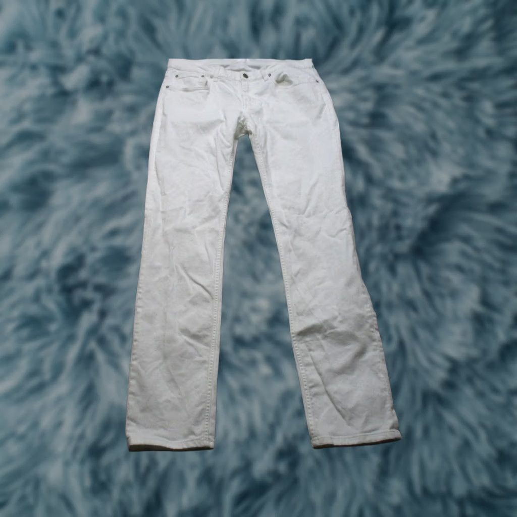 Acne Studios Acne Studios Mens Jeans 36x34 White Ace Slim Fit Stretch Denim Size US 36 / EU 52 - 1 Thumbnail