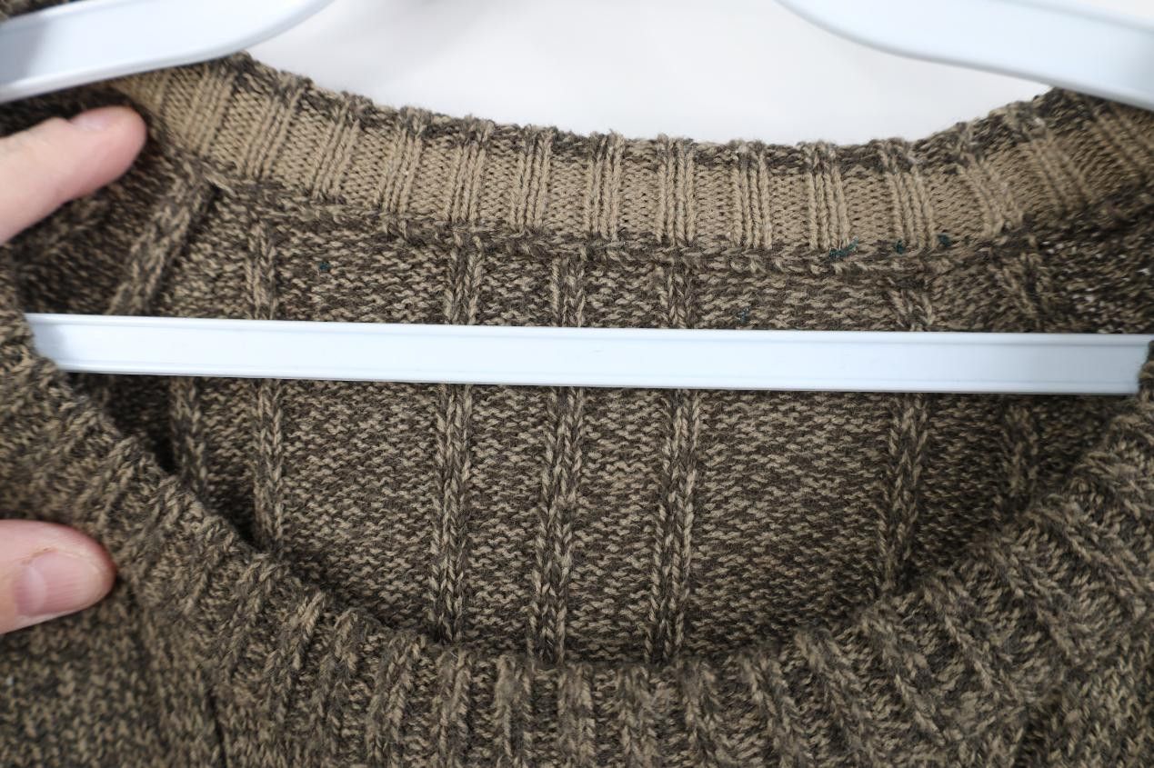 Vintage Vintage 90s Y2K Streetwear Crewneck Sweater Heather Brown Size US XXL / EU 58 / 5 - 4 Thumbnail
