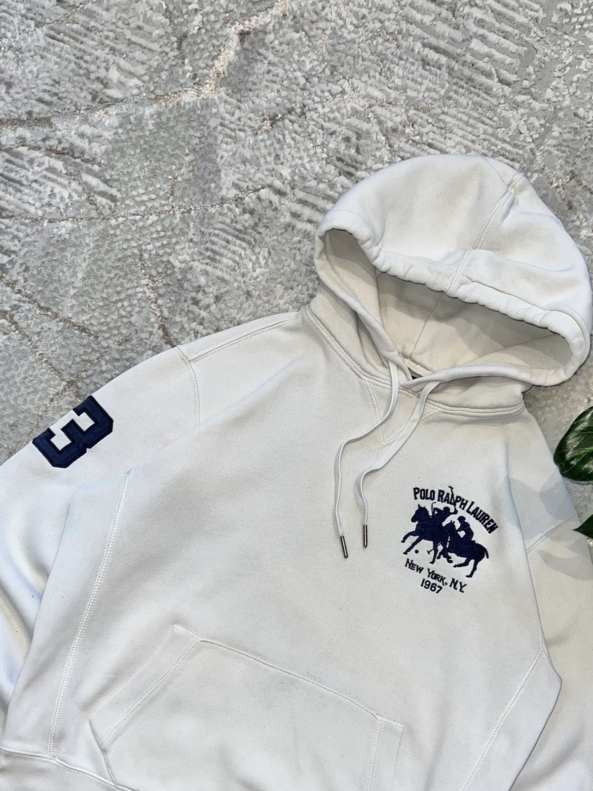 Polo Ralph Lauren × Vintage POLO RALPH LAUREN VINTAGE 90S BIG LOGO HOODIE Y2K SWEATSHIRT Size US M / EU 48-50 / 2 - 2 Thumbnail