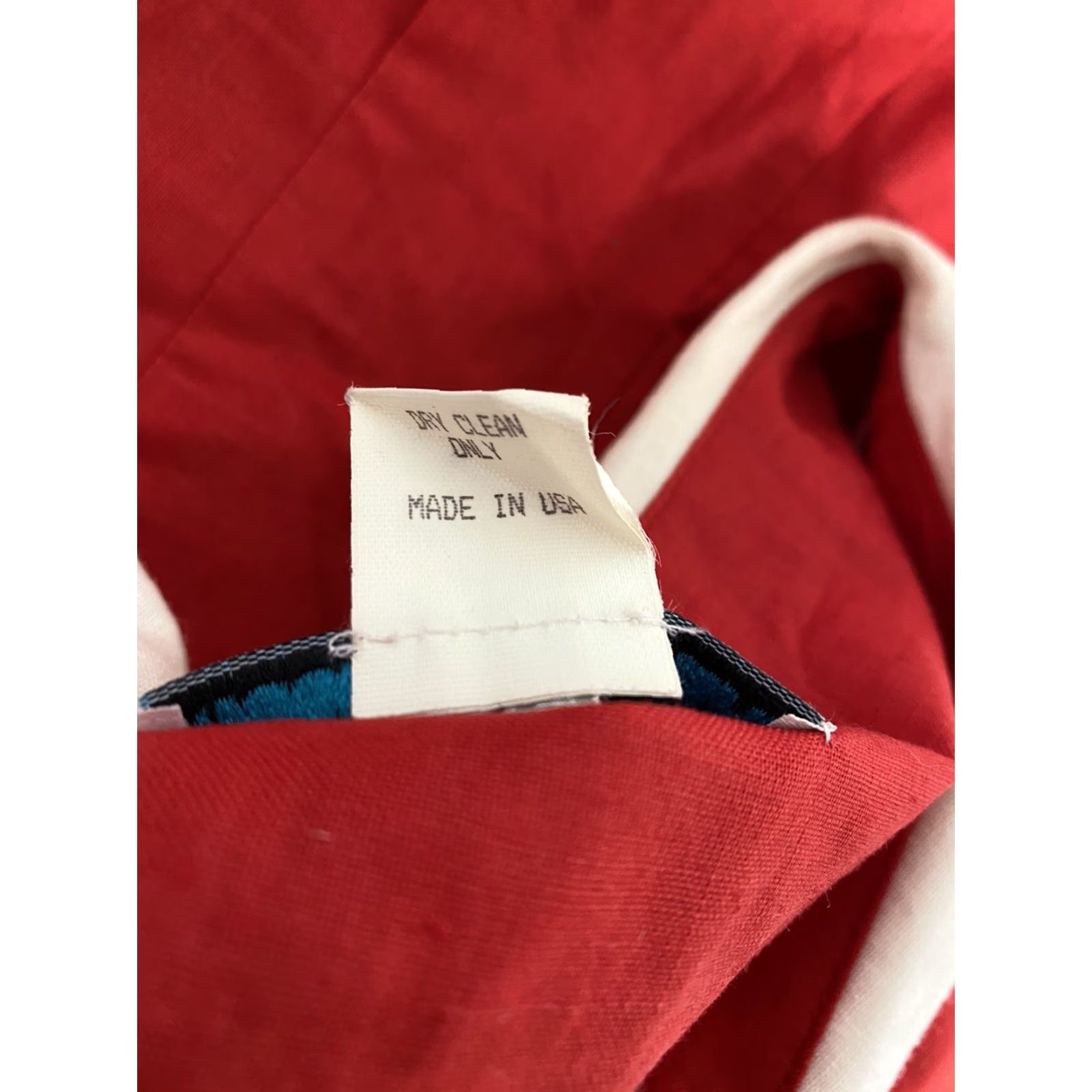 Vintage VINTAGE Nicole Summers Shirt Dress Red Button Front Collared Midi 6 Womens Size M / US 6-8 / IT 42-44 - 5 Thumbnail
