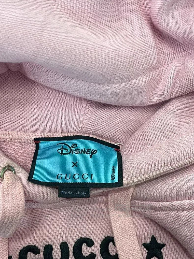 Gucci Gucci Pink Donald Duck Embroidered Printed Hooded Sweatshi Size S / US 4 / IT 40 - 4 Thumbnail