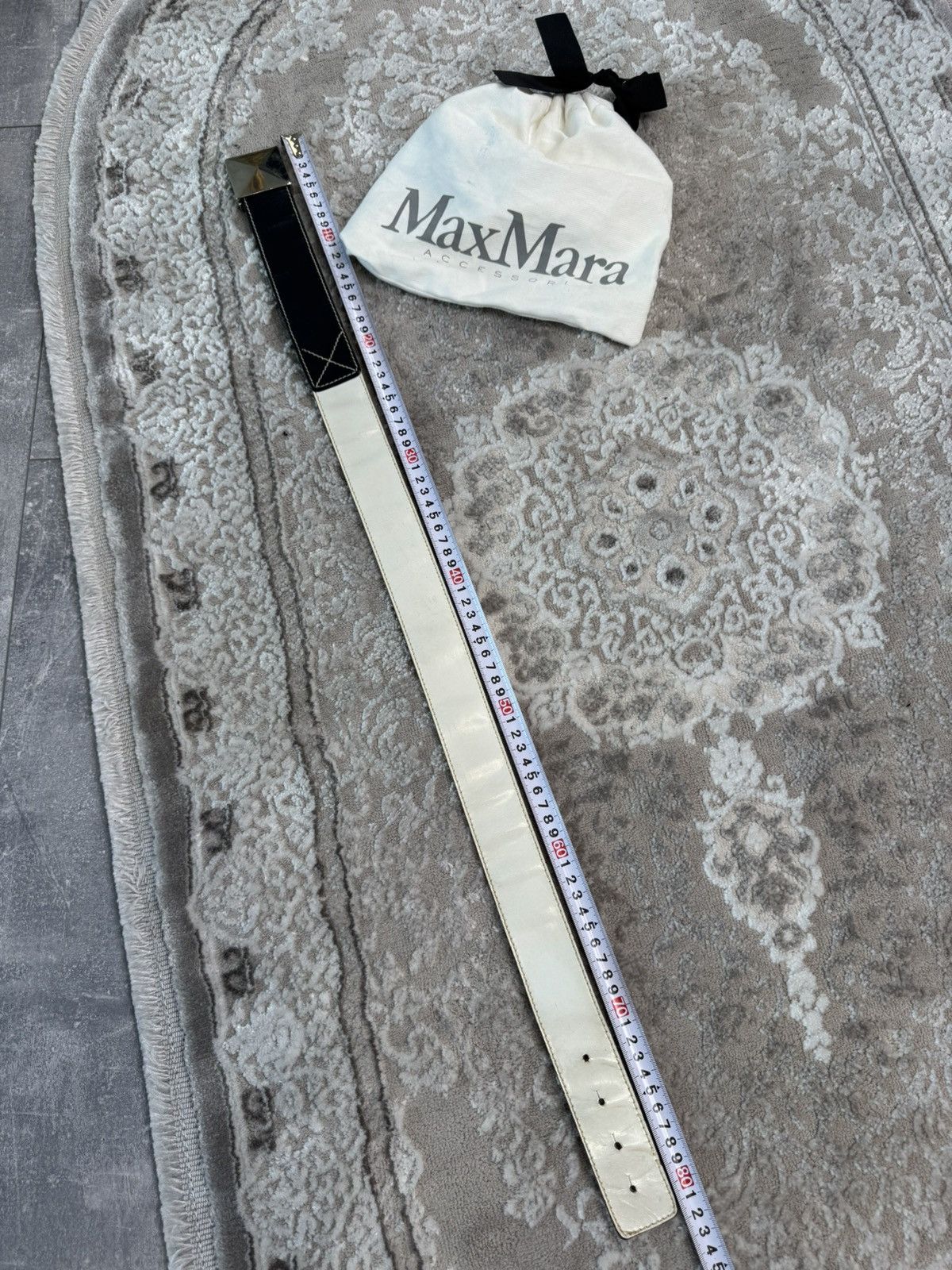 Max Mara Max Mara Leather Belt Size ONE SIZE - 3 Thumbnail