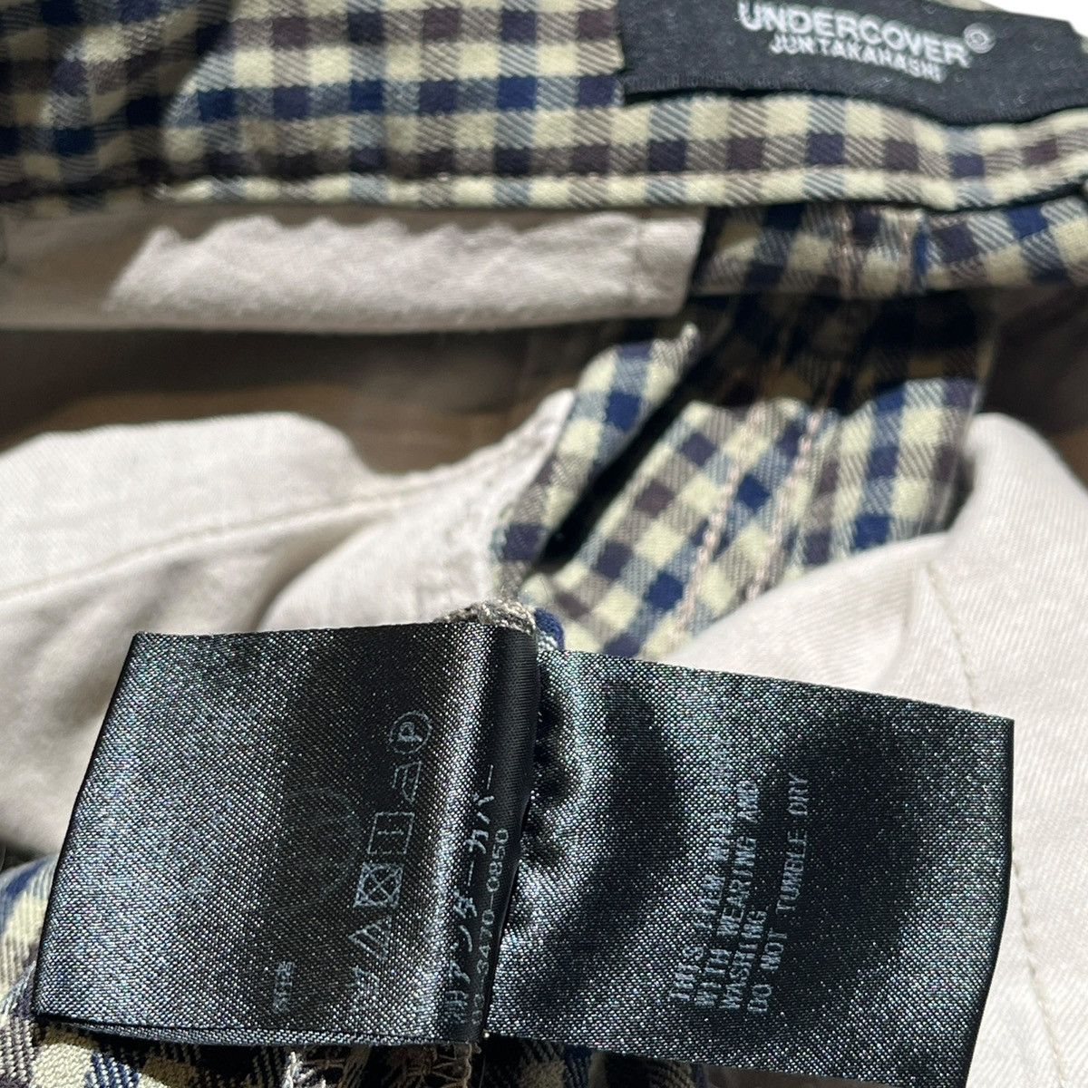 Undercover Zippered plaid pant Size US 32 / EU 48 - 4 Thumbnail