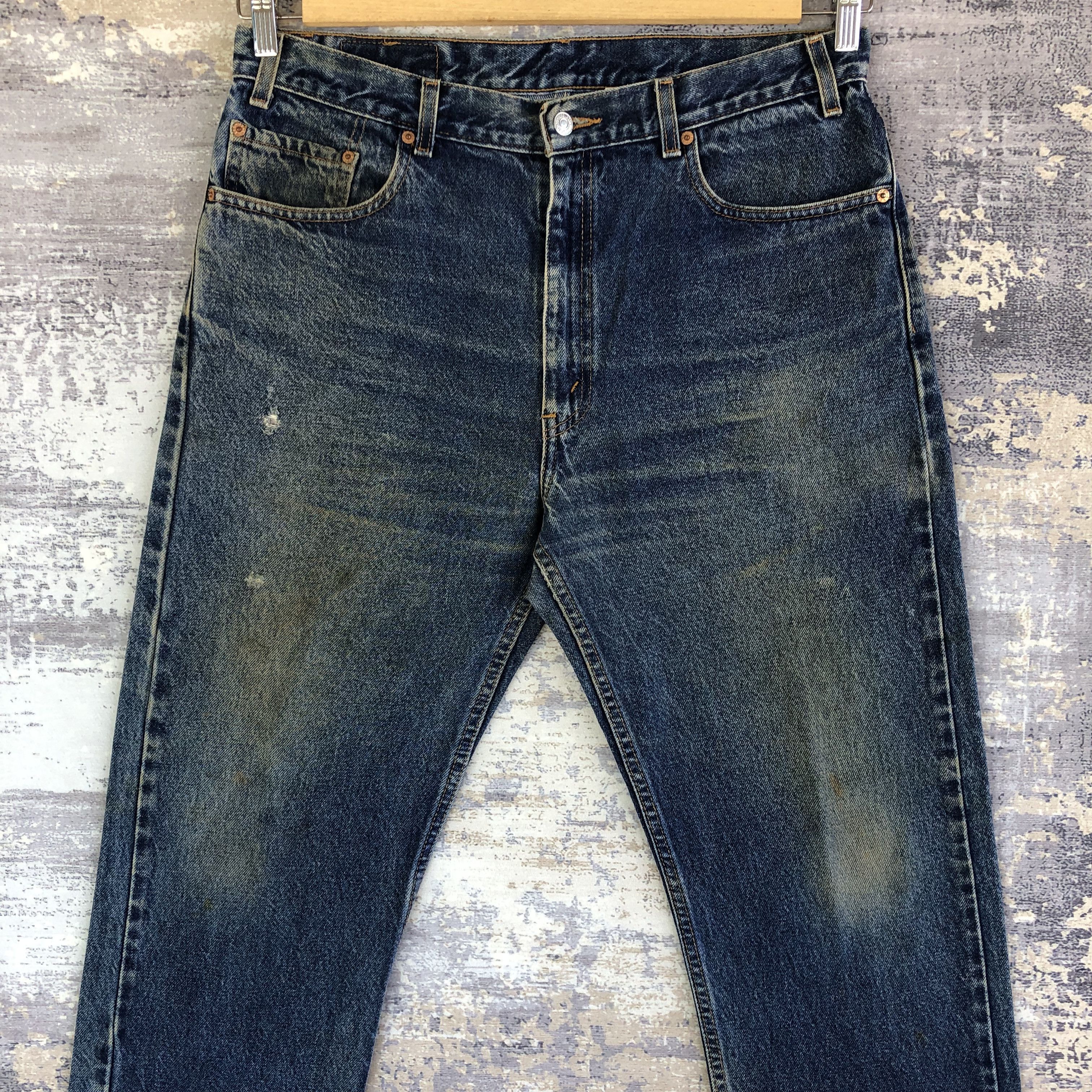 Levi's Vintage Dirty Levis 505 Jeans Stonewash Levi's Faded Denim Size US 34 / EU 50 - 3 Thumbnail