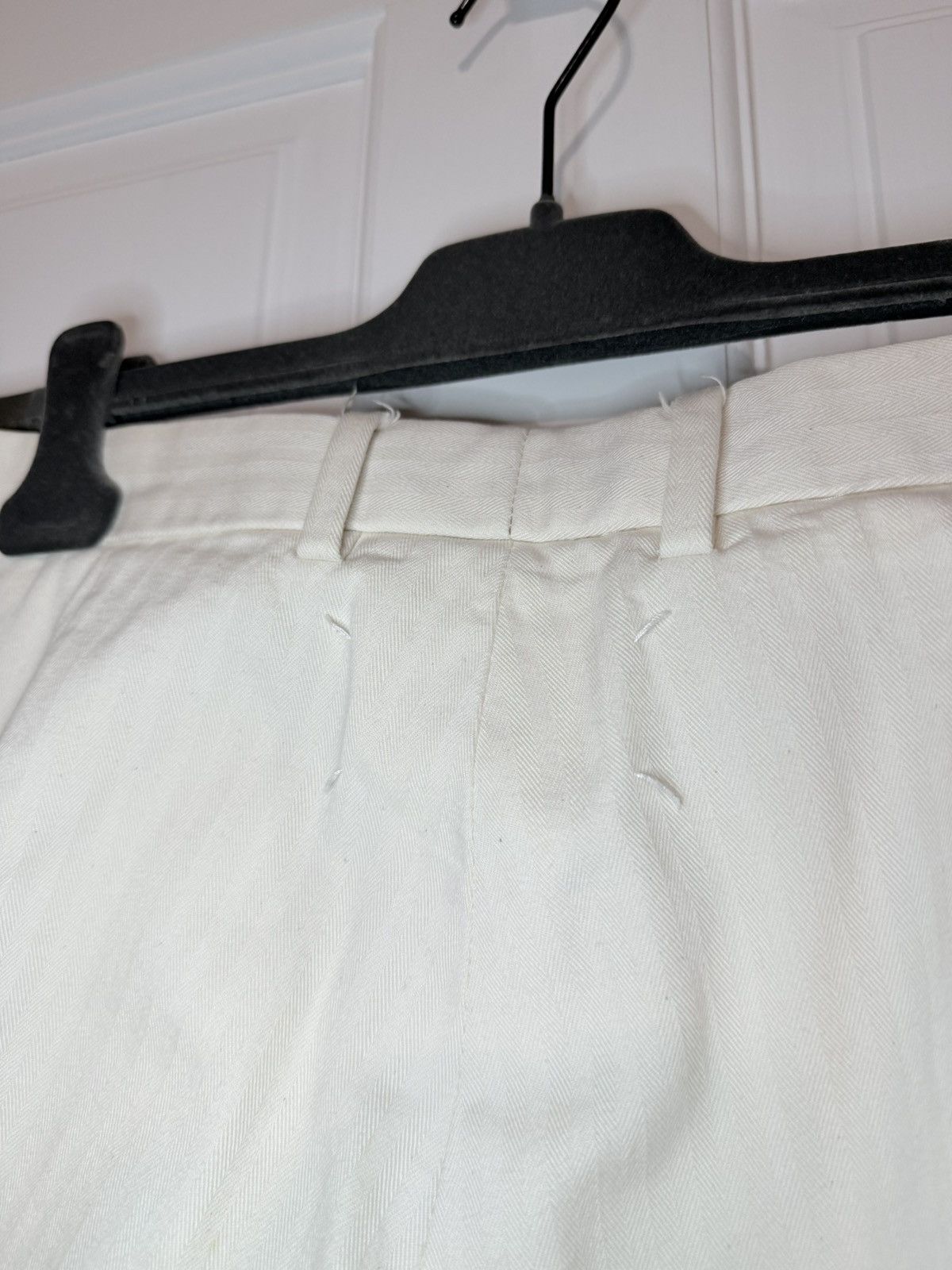 Maison Margiela Tailored Trousers Ivory AW21 Size 48S - 5 Thumbnail