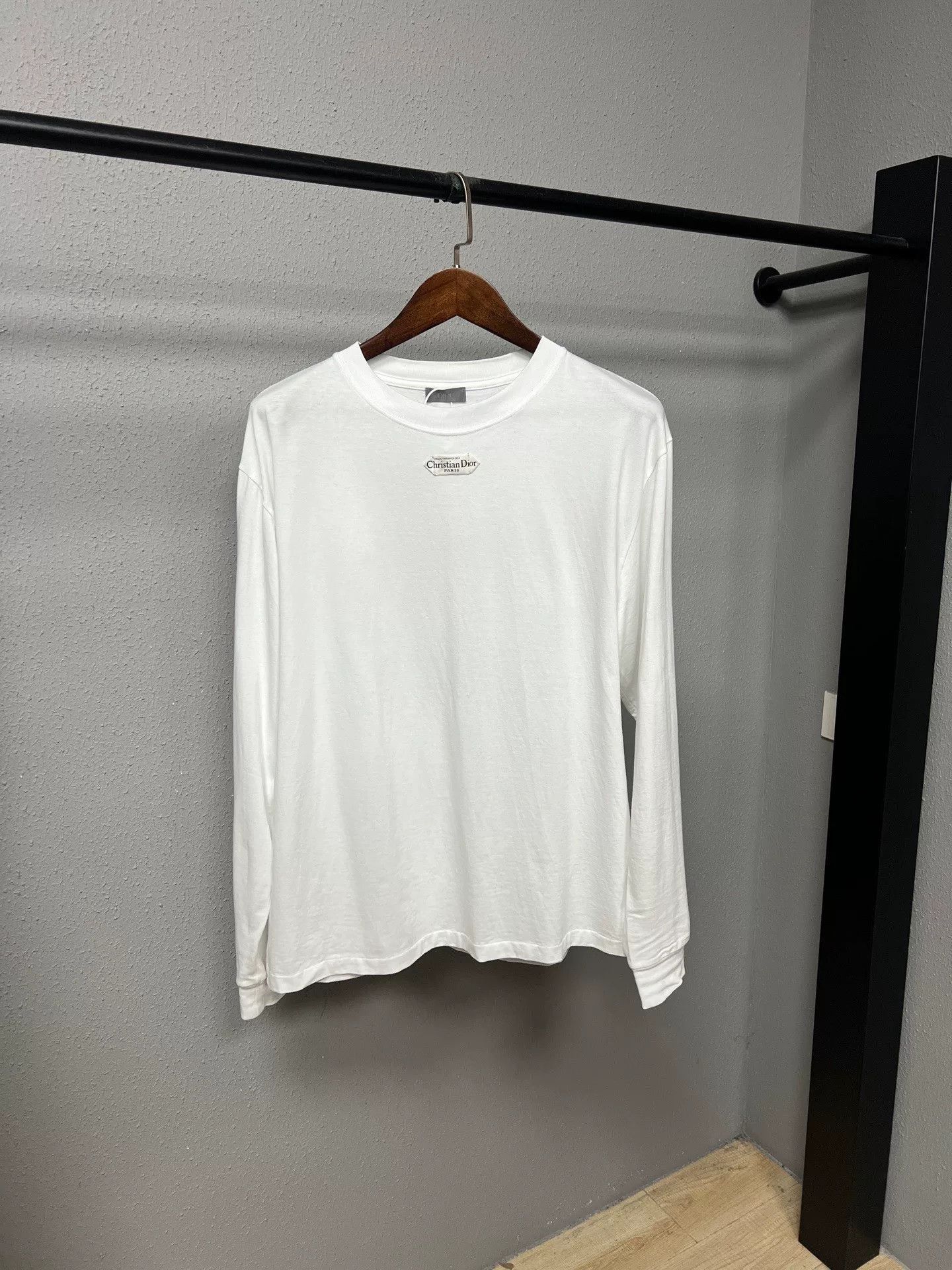 Dior Dior Long Sleeve T-Shirt with Logo Size US XL / EU 56 / 4 - 1 Thumbnail