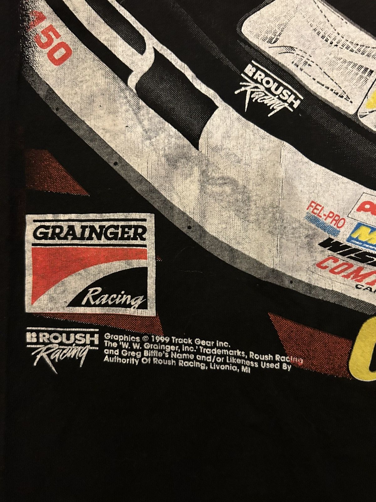 Vintage 1999 Vintage Nascar T-Shirt Size US L / EU 52-54 / 3 - 3 Thumbnail
