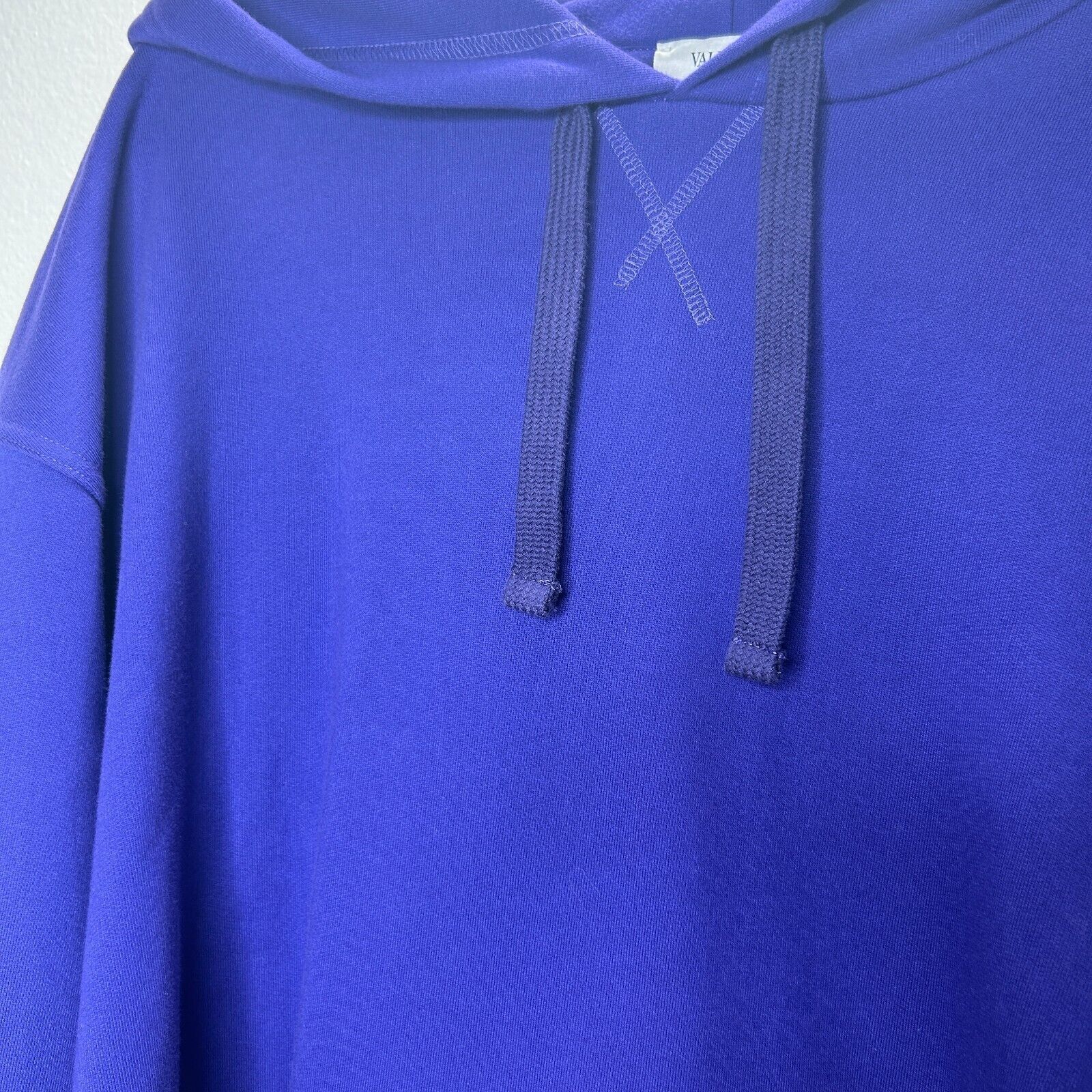 Valentino Valentino Purple Oversize Long Sleeve Hoodie Pocket VLTN Size US XL / EU 56 / 4 - 7 Thumbnail