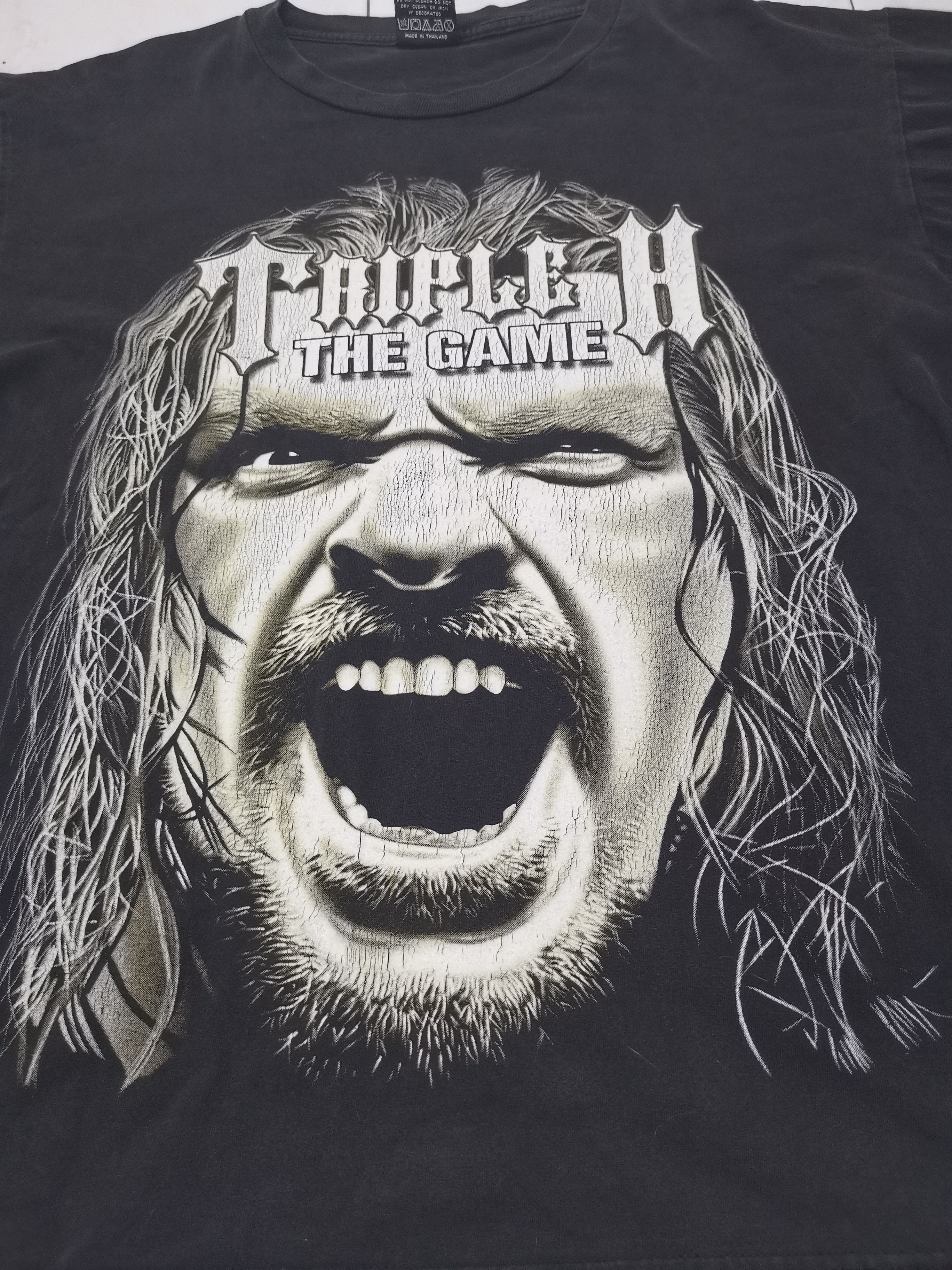 Vintage Vintage triple h bootleg tshirt Size US XL / EU 56 / 4 - 3 Thumbnail