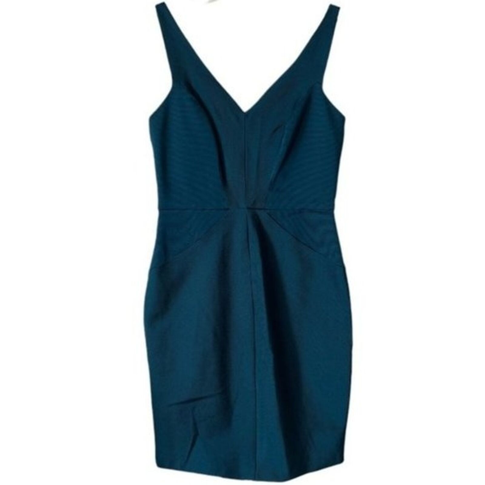Monique Lhuillier MONIQUE LHUILLIER V-Neck Mini Dress w/ Tags, M/US8 Size M / US 6-8 / IT 42-44 - 3 Thumbnail