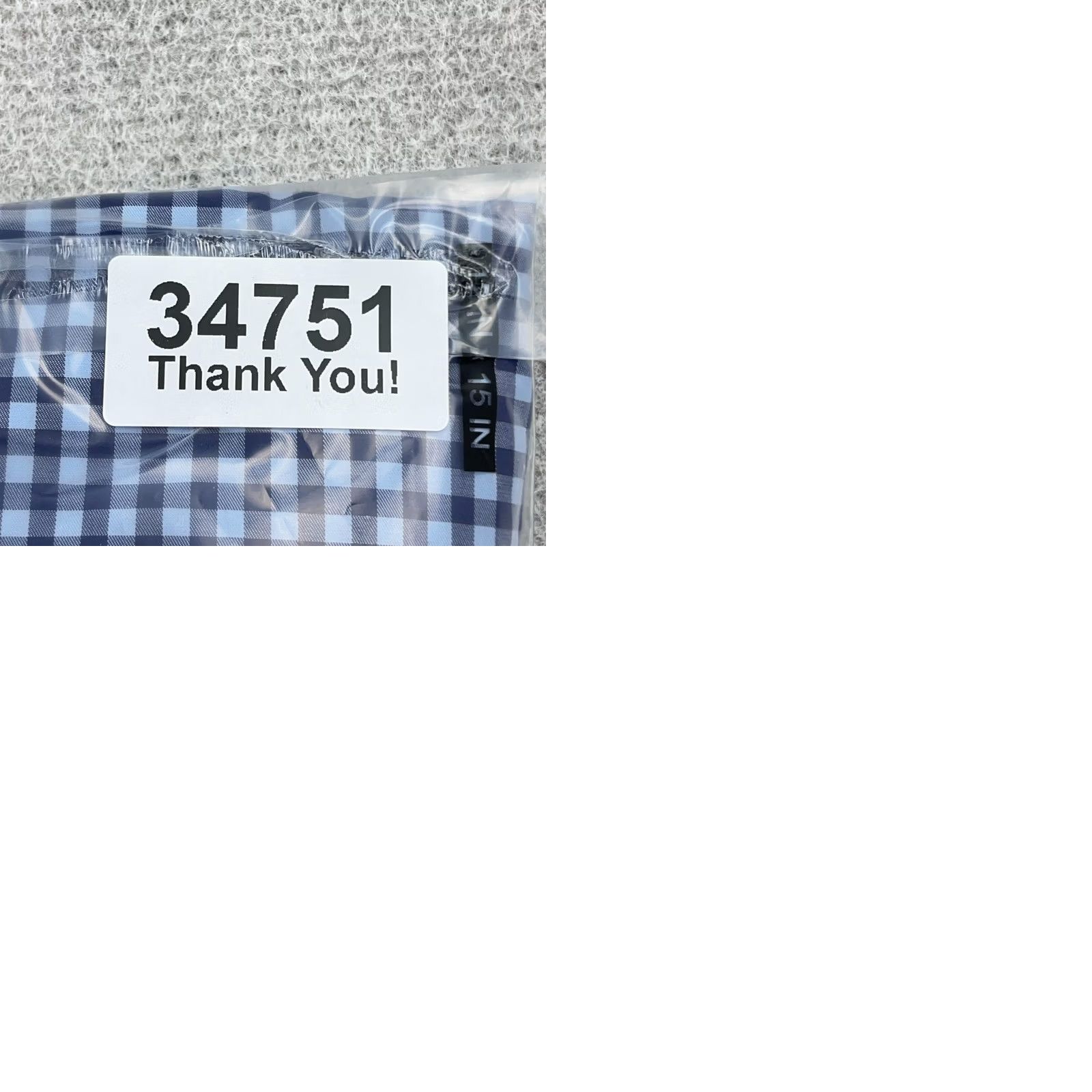 Eton Eton Shirt Mens XL Blue Men Check Button Contemporary Fit Dress Plaid B51 Size 46R - 9 Thumbnail