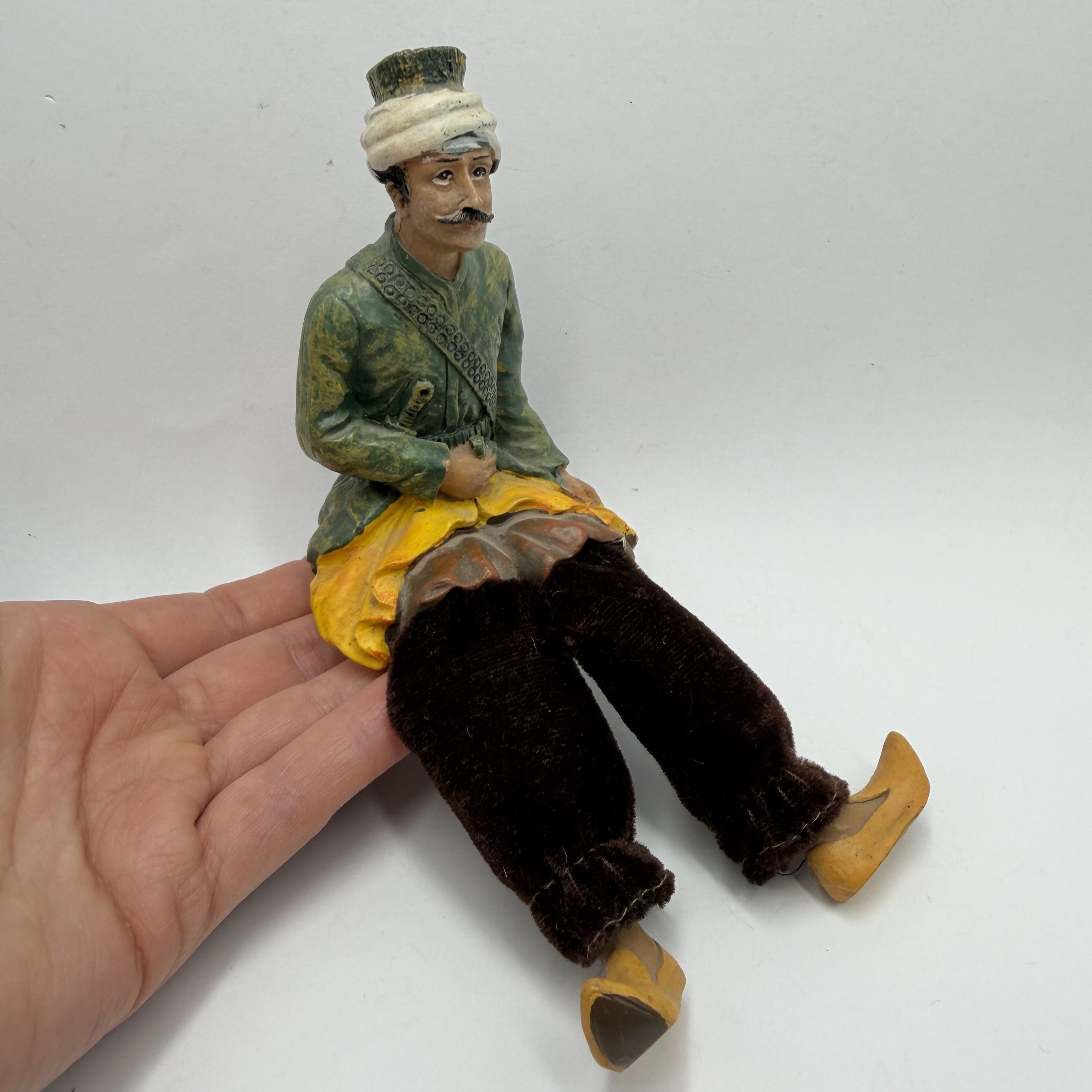 Vintage Vintage Uzbek Seated Man Figurine Shelf Sitter Size ONE SIZE - 3 Thumbnail
