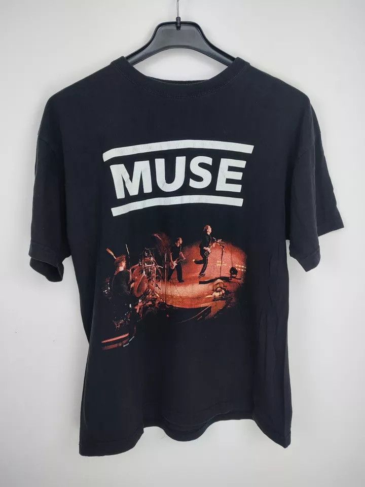 Vintage Rare Vintage Muse Band Origin Of Symmetry Big Logo T Shirt Size US L / EU 52-54 / 3 - 1 Thumbnail