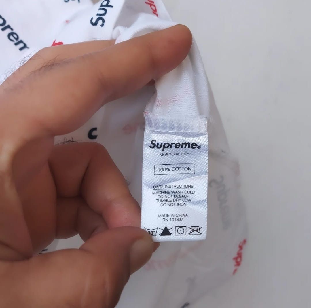 Supreme F/W18 SUPREME SCATTER RINGER TSHIRT Size US L / EU 52-54 / 3 - 6 Thumbnail