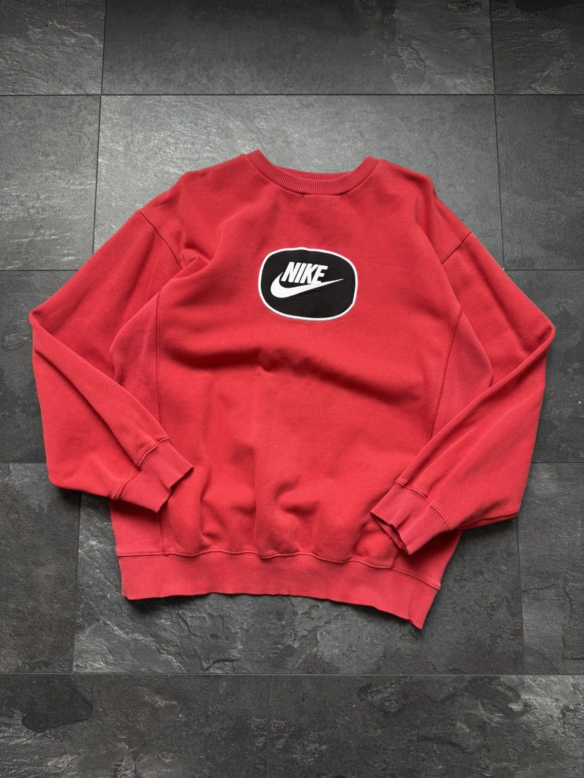 Nike × Streetwear × Vintage Nike vintage big logo sweatshirt 90s Size US M / EU 48-50 / 2 - 1 Thumbnail