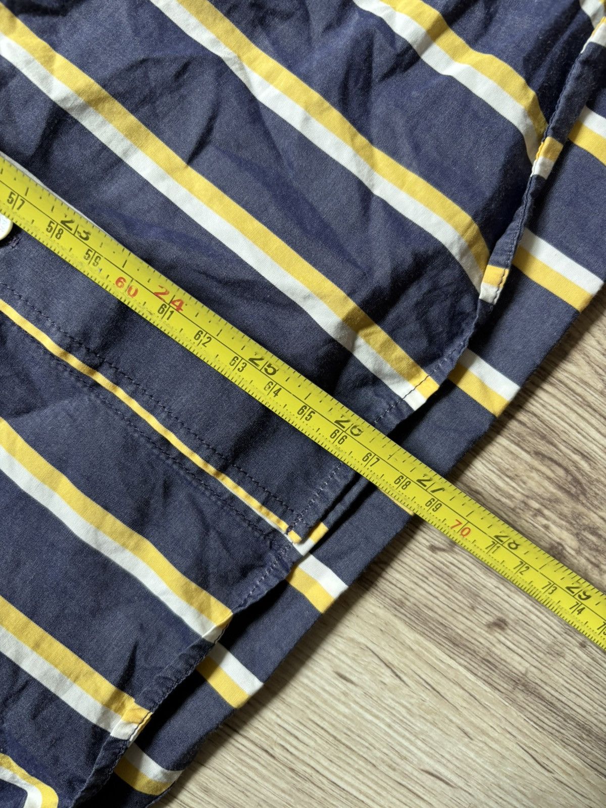 Maison Kitsune Maison Kitsuné Men’s Striped Shirt Size 38 Cotton Fox Logo Size US S / EU 44-46 / 1 - 14 Thumbnail