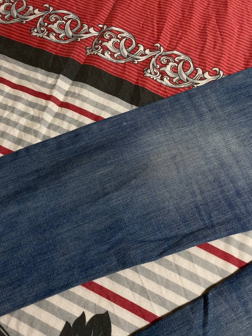 Japanese Brand 💥Vintage Distressed Washed Painted Flared Crash Denim Pants Size US 34 / EU 50 - 10 Thumbnail