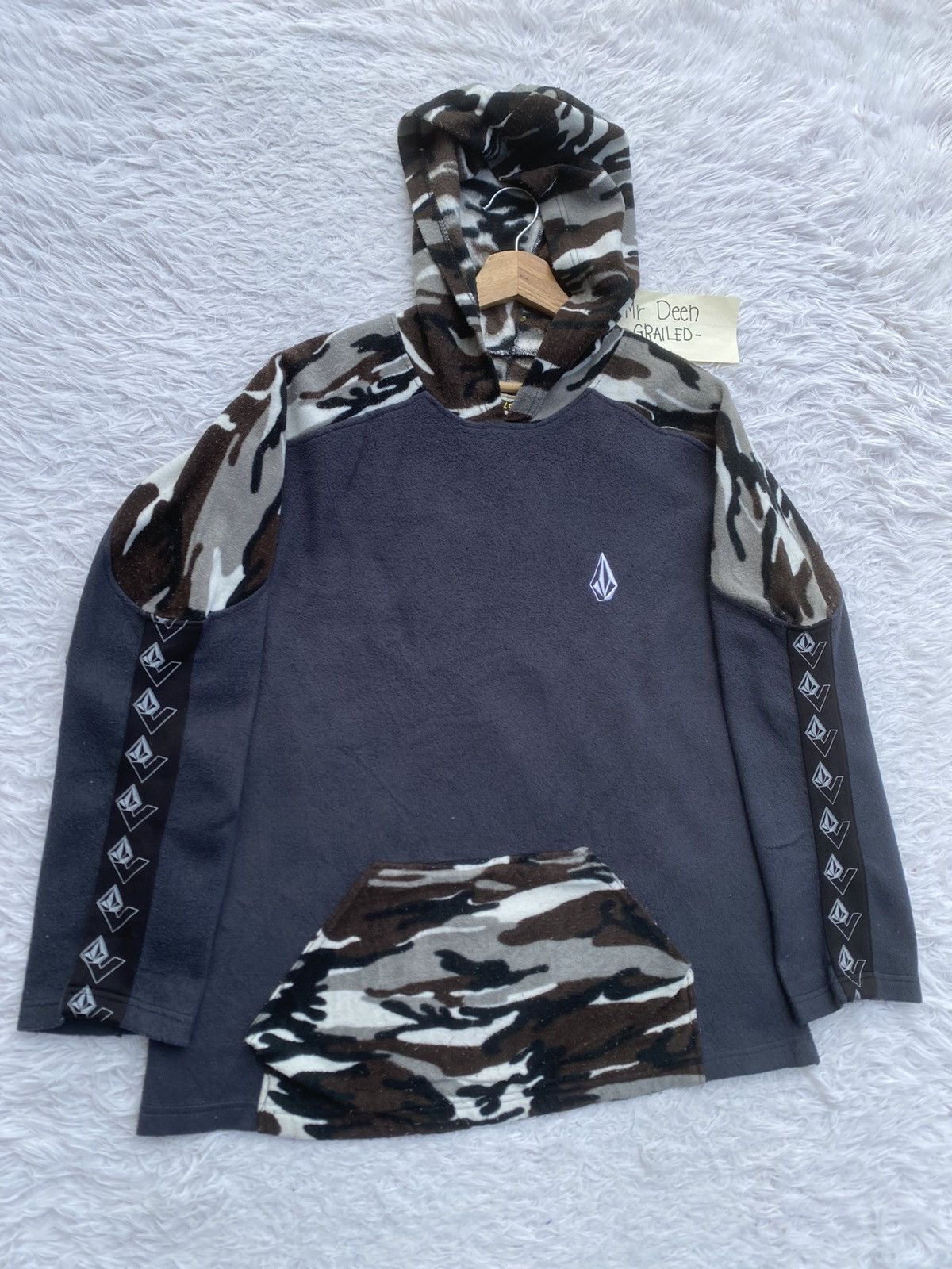 Volcom Rare Volcom Fleece Grey Hoodie Size US L / EU 52-54 / 3 - 2 Thumbnail