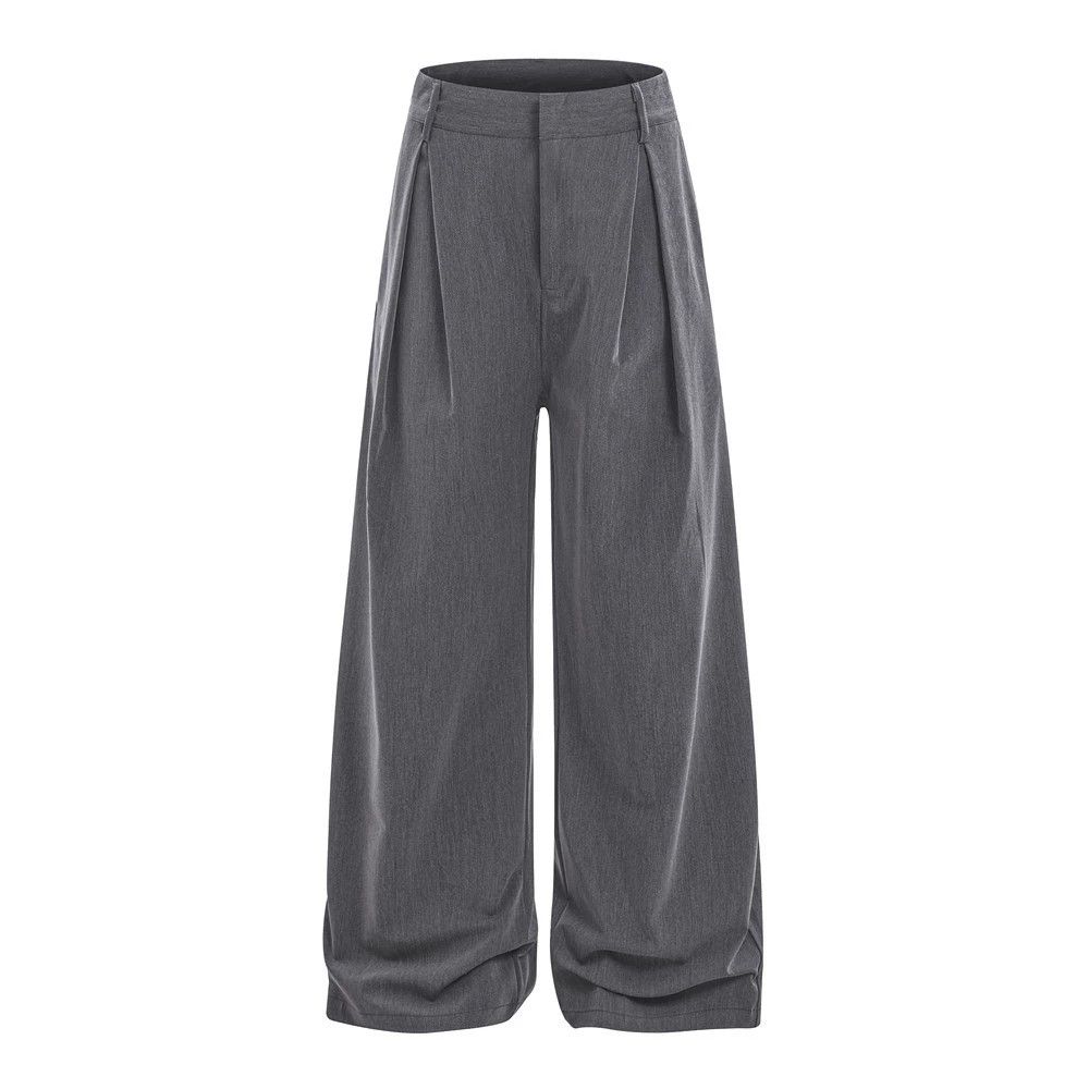 Japanese Brand Men's trendy high street casual loose wide leg trousers Size US 32 / EU 48 - 1 Thumbnail