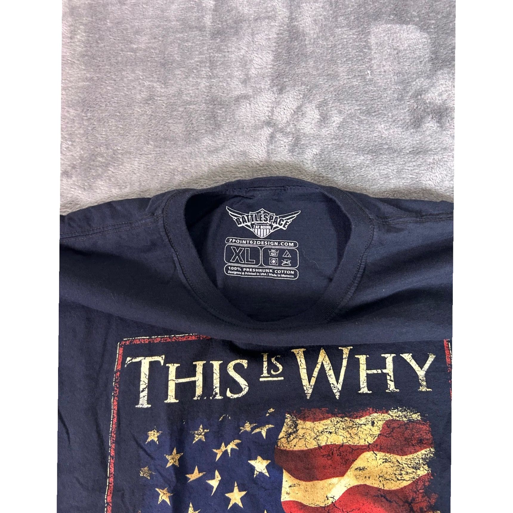 Vintage Y2K USMC "This Is Why We Serve" Graphic T Shirt Men's XL Veterans Size US XL / EU 56 / 4 - 4 Thumbnail