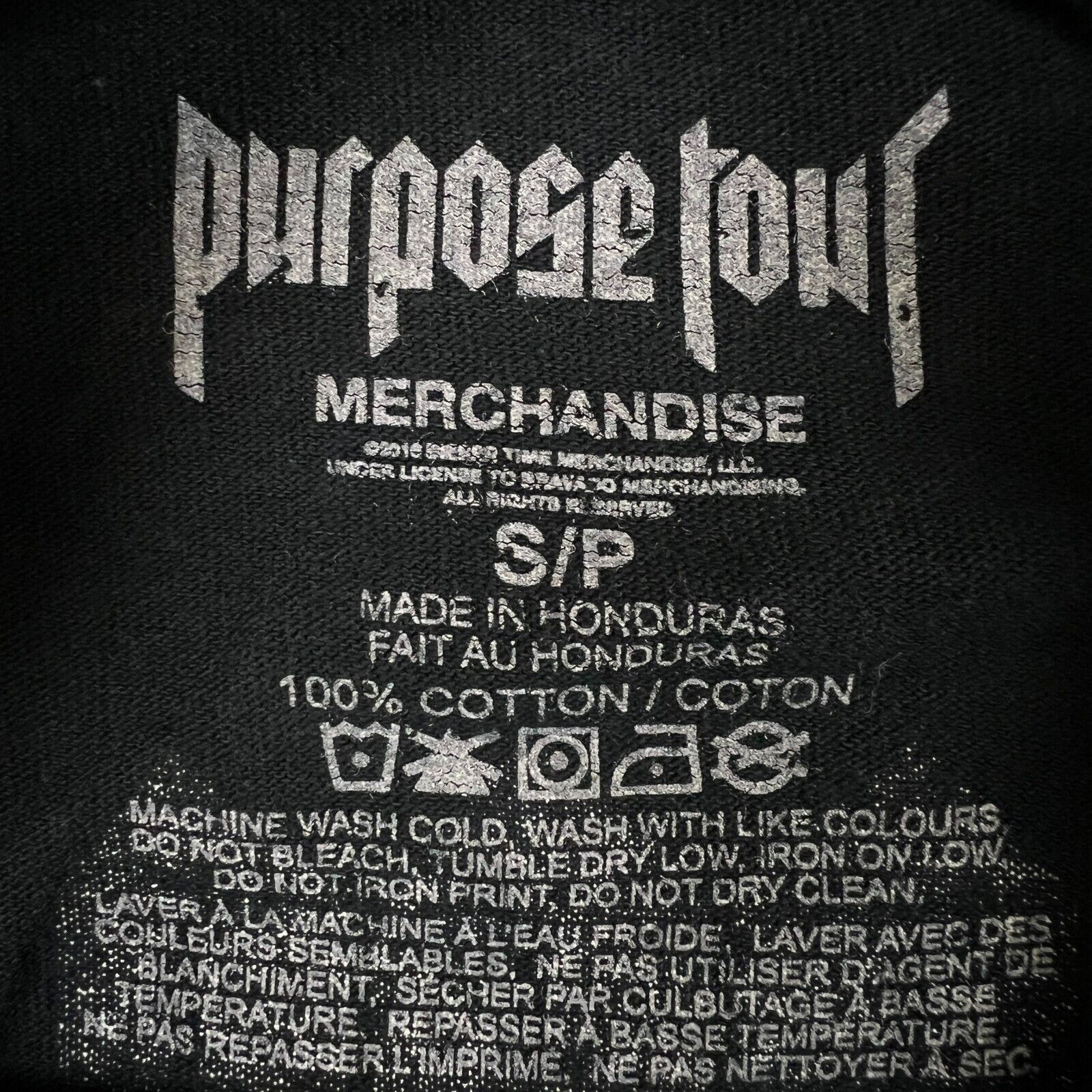 Band Tees × Justin Bieber × Vintage 2016 Justin Beiber T Shirt Small Purpose Tour Forever Tee Size US S / EU 44-46 / 1 - 5 Thumbnail