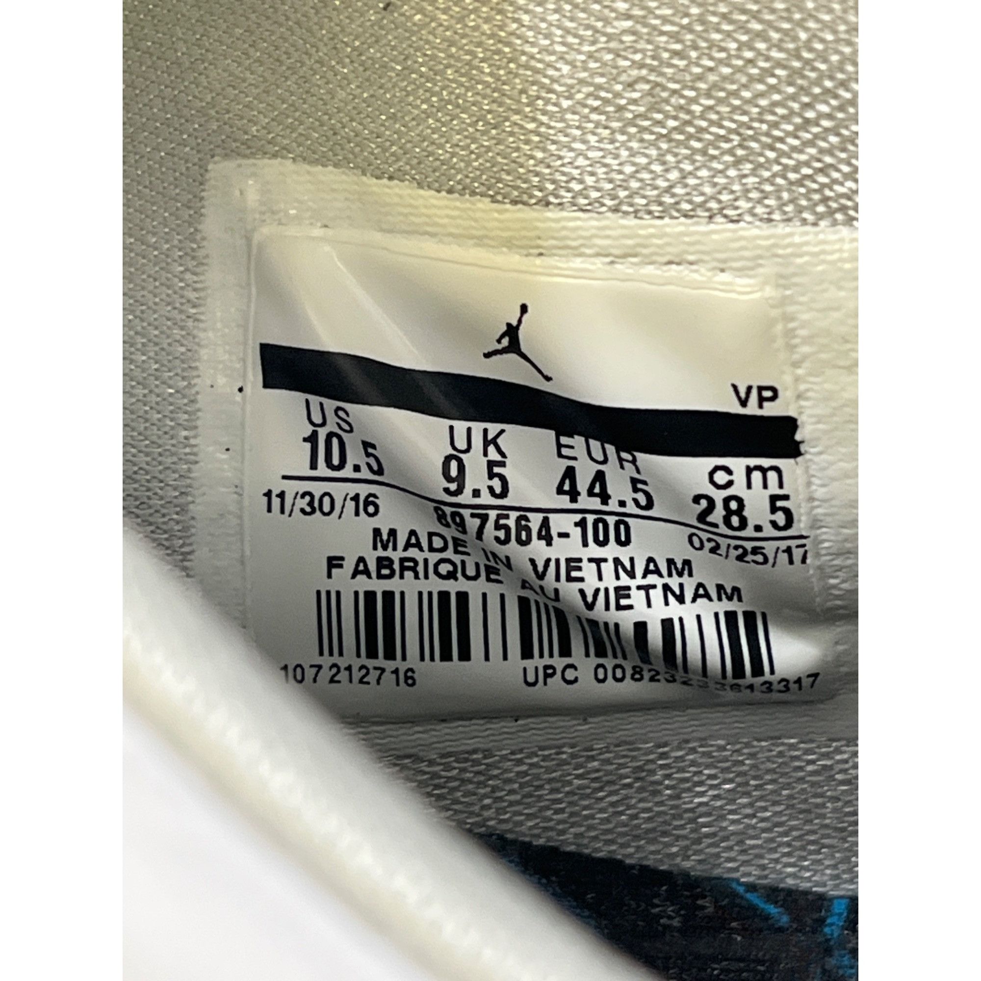 Other Air Jordan Men's White Shoes/Sneakers Size 10.5 SKU 5759 Size US 10.5 / EU 43-44 - 6 Thumbnail