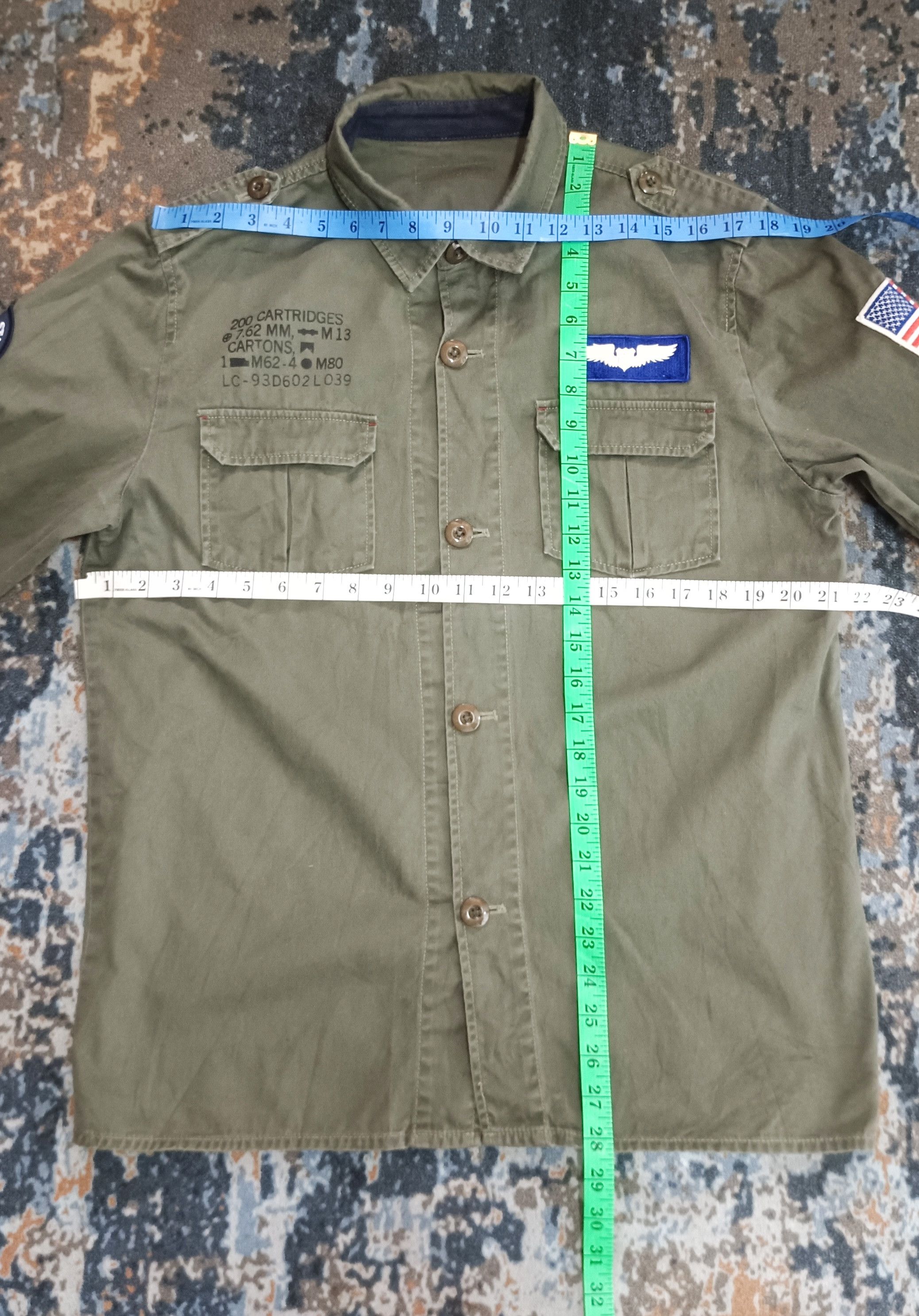 Japanese Brand US Army 200 Cartridges M13 Military Jacket Size US M / EU 48-50 / 2 - 13 Thumbnail