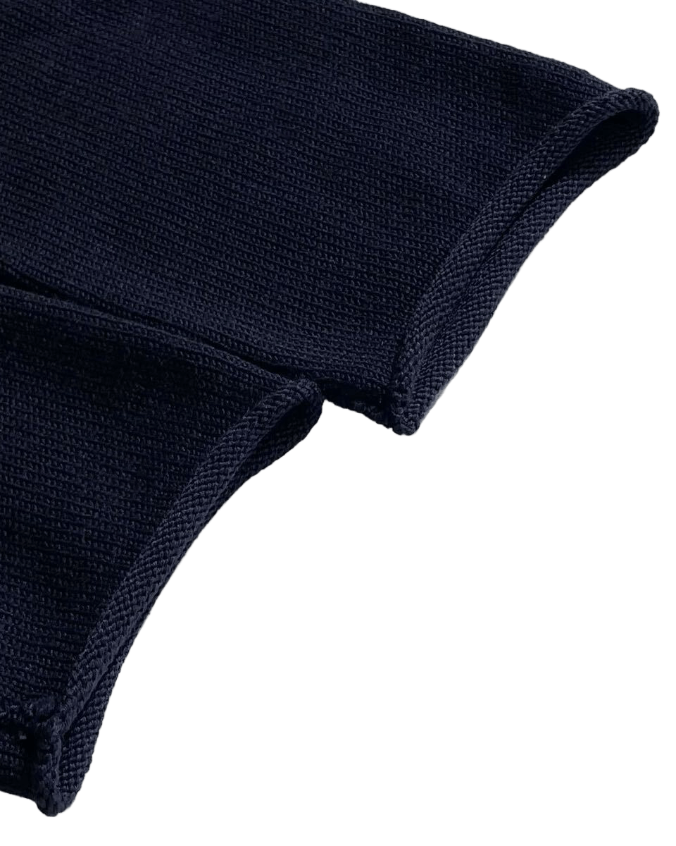 Yohji Yamamoto Y’s Yohji Yamamoto Navy Wool Knit Long Coat Size 3 (L) Size L / US 10 / IT 46 - 3 Thumbnail