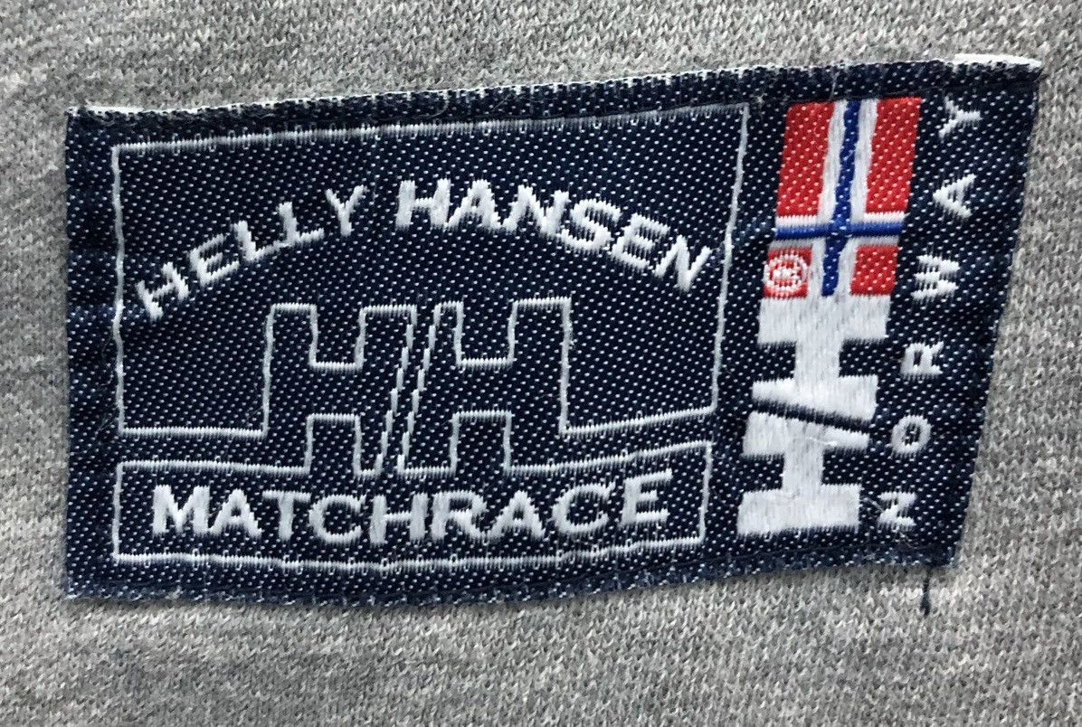 Helly Hansen Vintage Helly Hansen Matchrace Norway Flag Sweatshirt Grey L Size US L / EU 52-54 / 3 - 4 Thumbnail