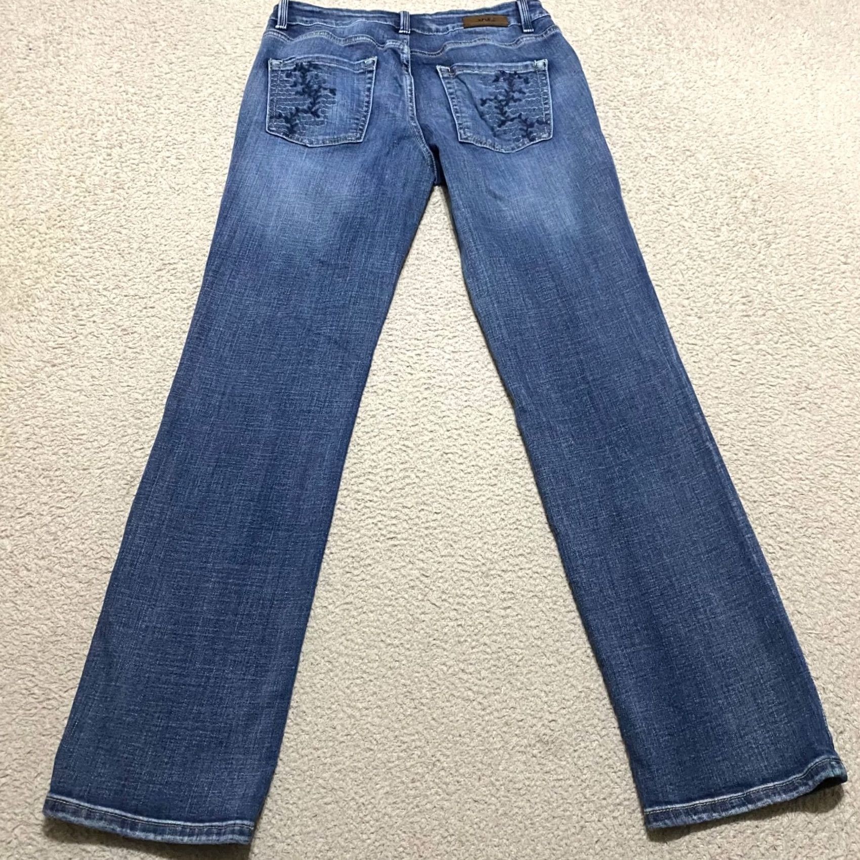 AG Jeans Jag Jeans Womens Jeans Blue Medium Wash Straight Leg 5 Pocket Mid Rise 6 XS? Size 28" / US 6 / IT 42 - 2 Thumbnail