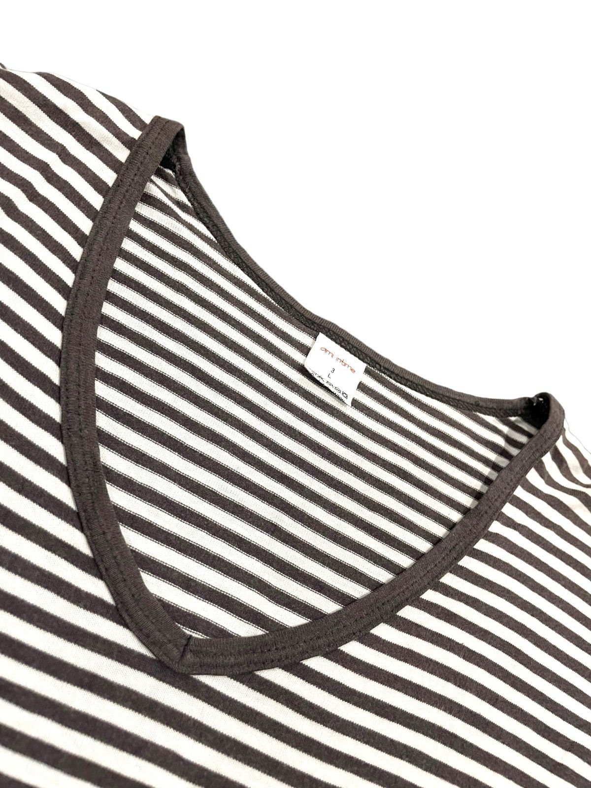 AMI × Designer Ami Intime Solarized Striper Border Tee Size US L / EU 52-54 / 3 - 6 Thumbnail