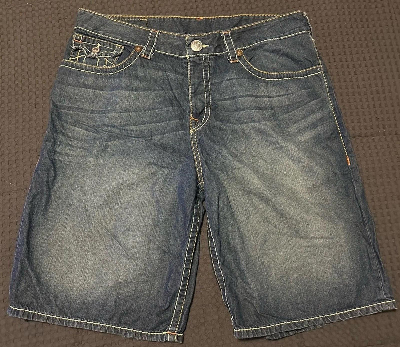 True Religion True Religion Jeans Swimwear Blue Denim Surf Shorts Men’s 38 Size US 32 / EU 48 - 1 Thumbnail