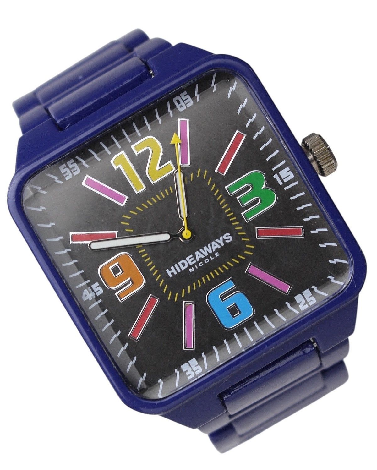 HIDEAWAYS 2000S HIDEAWAYS BY NICOLE COLORBLOCK SQUARE WATCH Size ONE SIZE - 3 Thumbnail