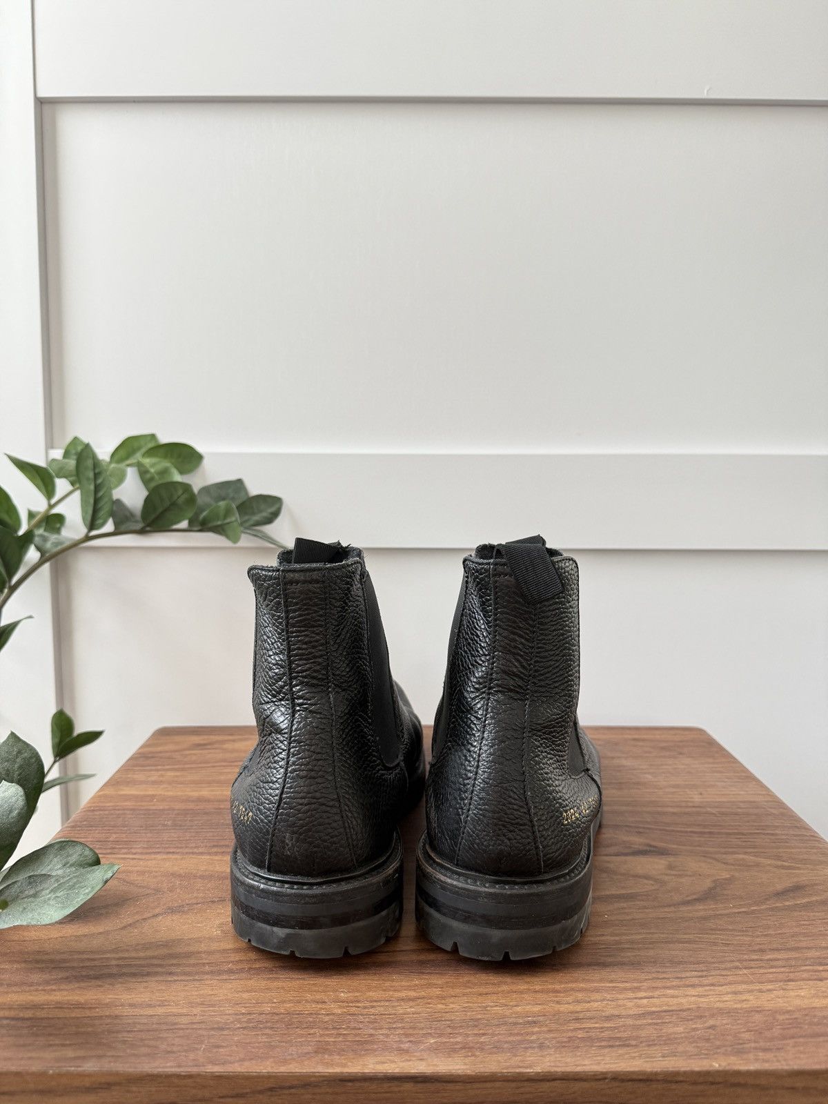 Common Projects Black Winter Chelsea Boots Size US 9 / EU 42 - 5 Thumbnail