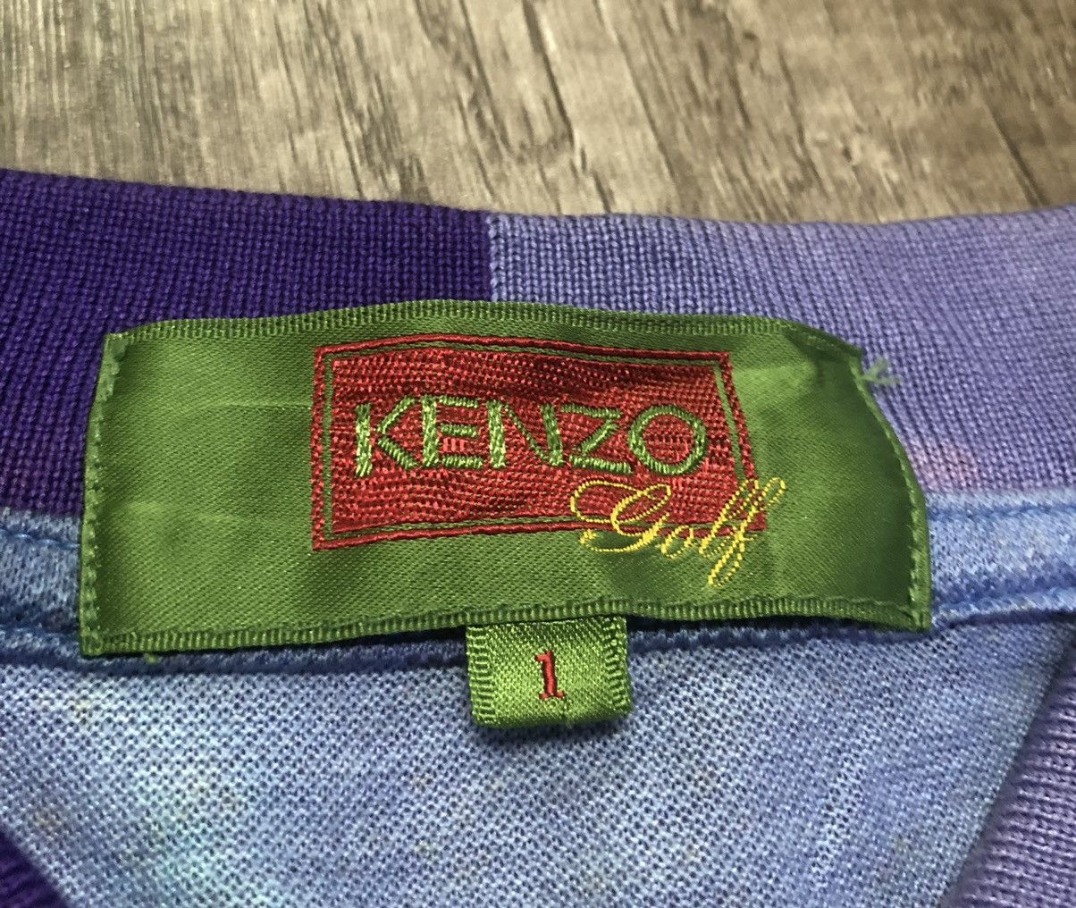 Kenzo × Vintage Vintage Kenzo Golf Long Sleeve Polo Shirt Size US S / EU 44-46 / 1 - 21 Thumbnail
