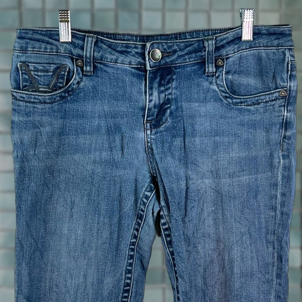 Vintage VINTAGE Kut From The Kloth Total Control Denim Jeans Women's 34 Black? Blue 8P 27? Size 30" / US 8 / IT 44 - 1 Thumbnail