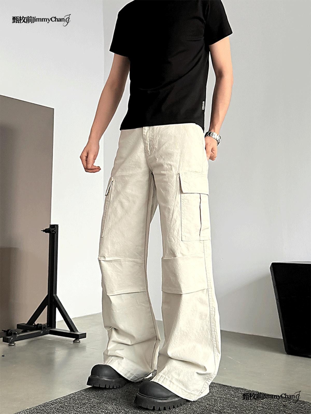 Other Multi Pocket Wide Leg Cargo Pants Size US 32 / EU 48 - 6 Thumbnail