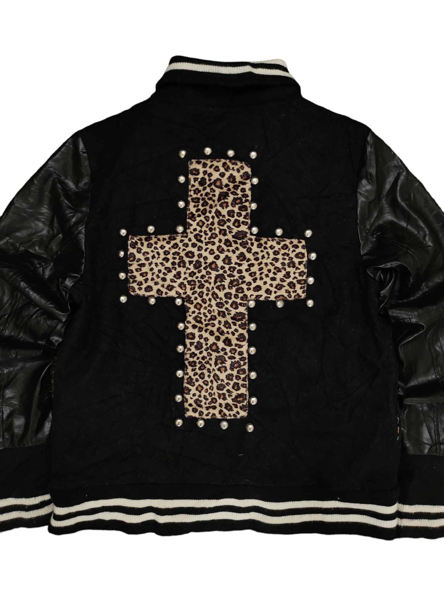 Seditionaries Hell Cat Punk Leopard Cross Studded Seditionaries Jacket Size US M / EU 48-50 / 2 - 2 Thumbnail