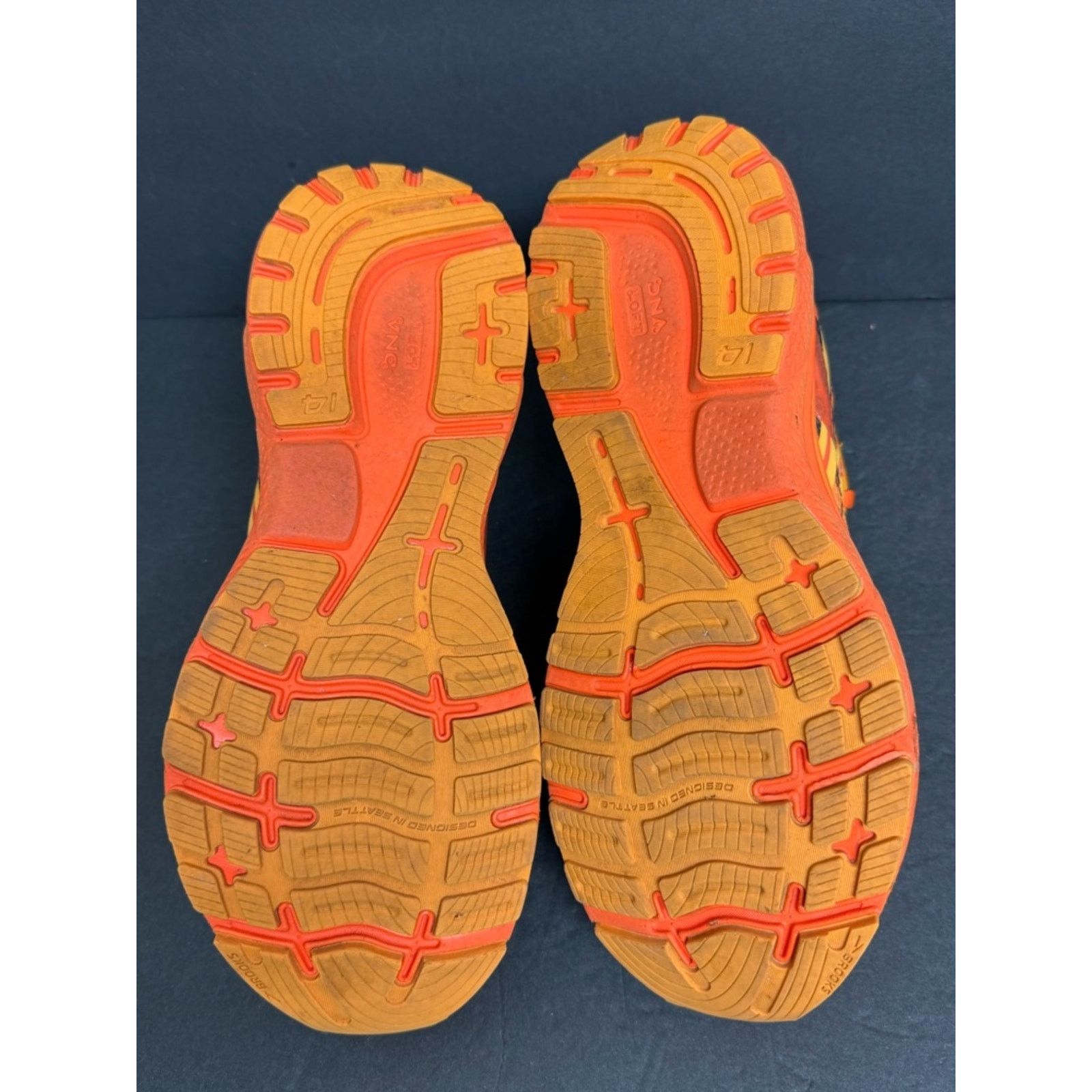 Brooks Shoes Men 11 Orange Ghost 14 Turkey Trot Thanksgiving Running Sneakers Women main image 3