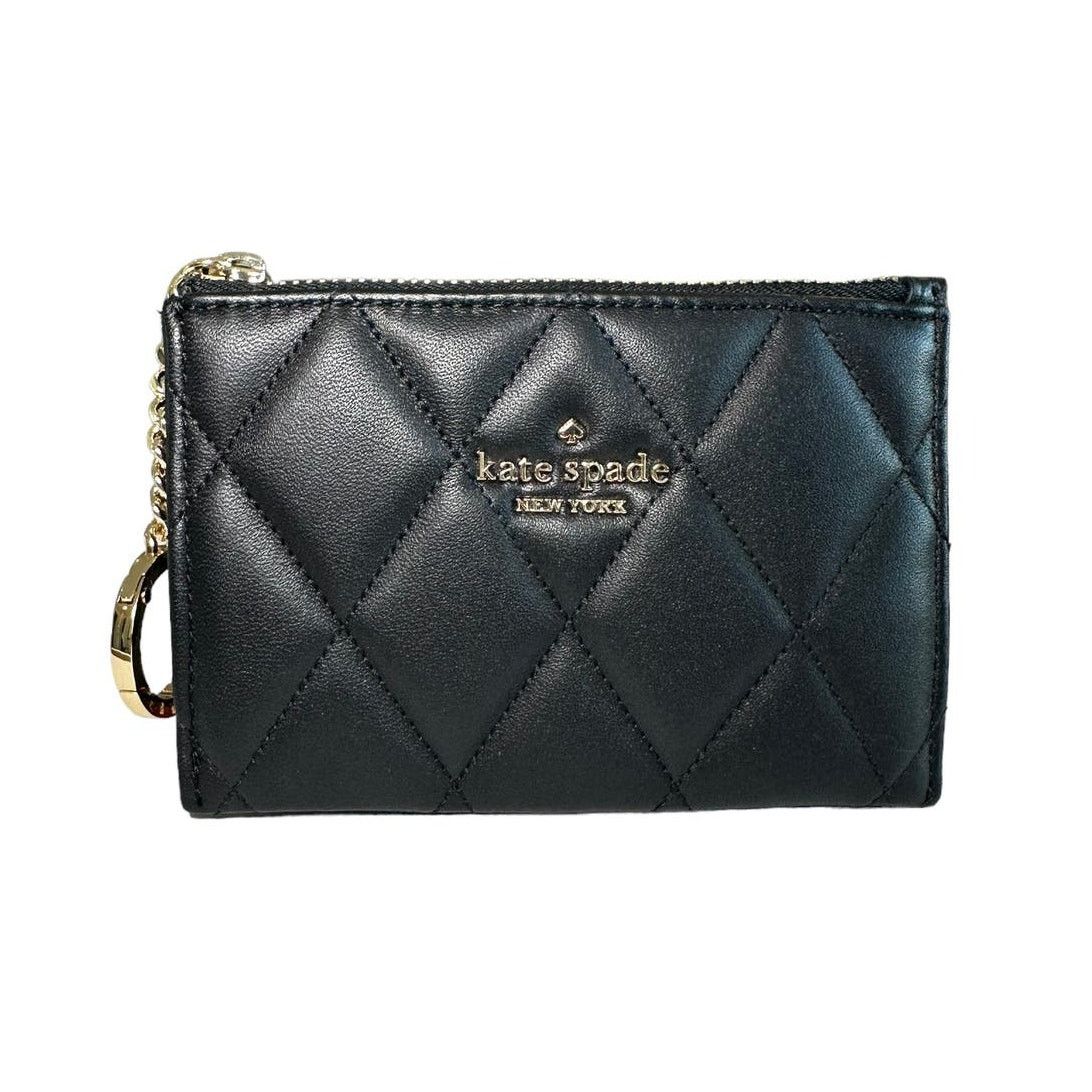 Kate Spade Kate spade Carey Small Card Holder with Keyring Black Size ONE SIZE - 1 Thumbnail